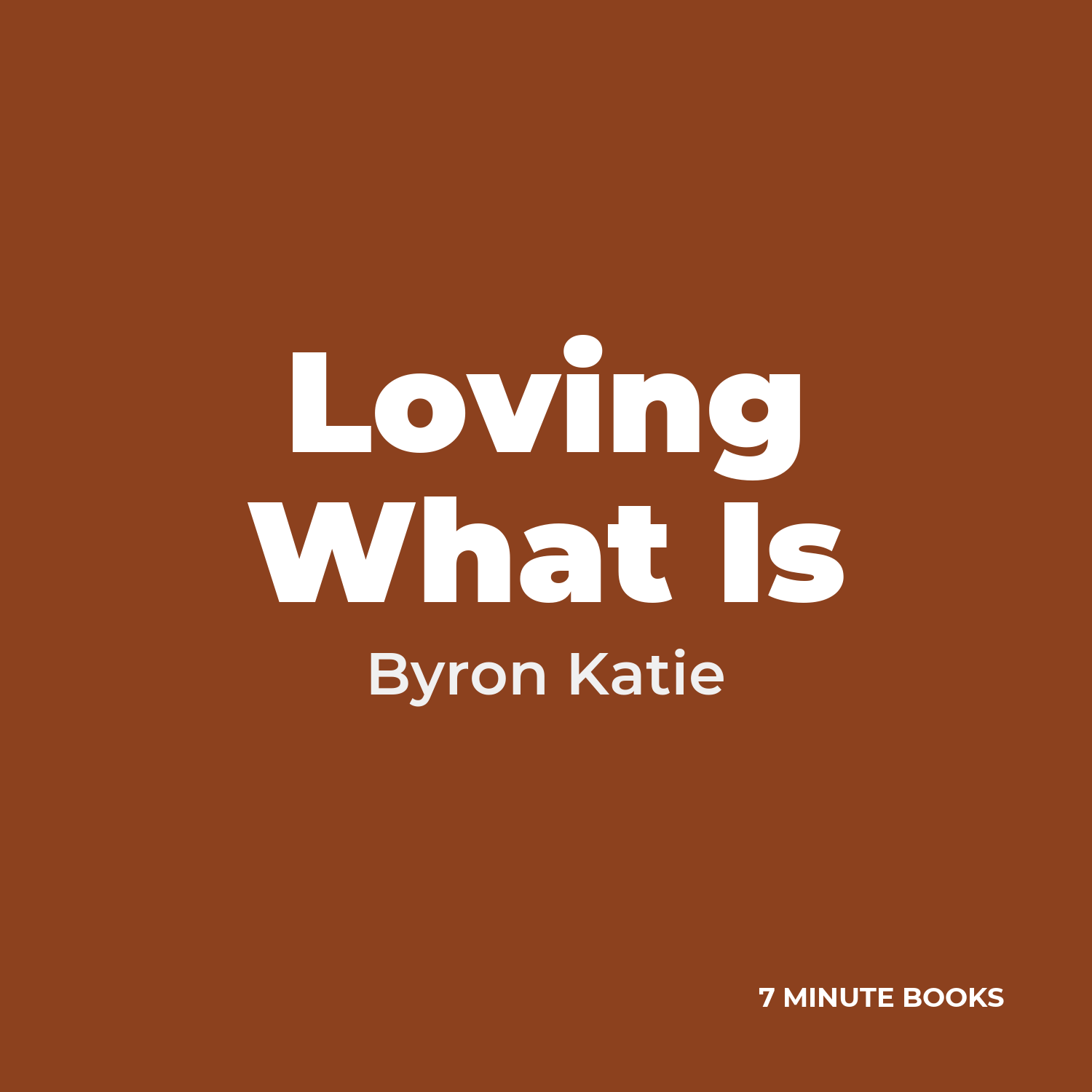 Loving What Is cover