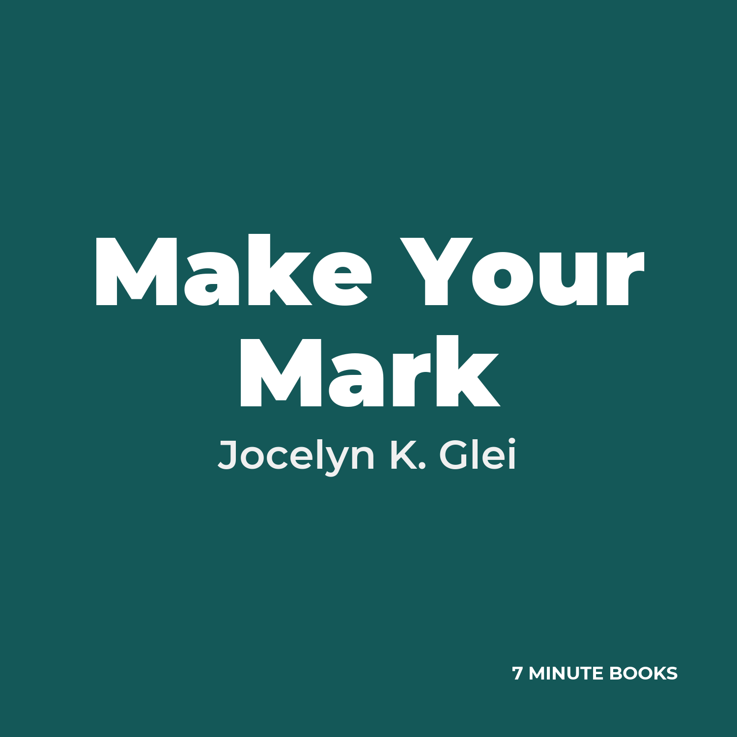 Make Your Mark cover