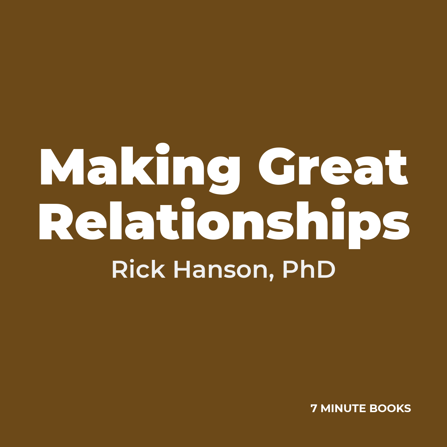 Making Great Relationships cover