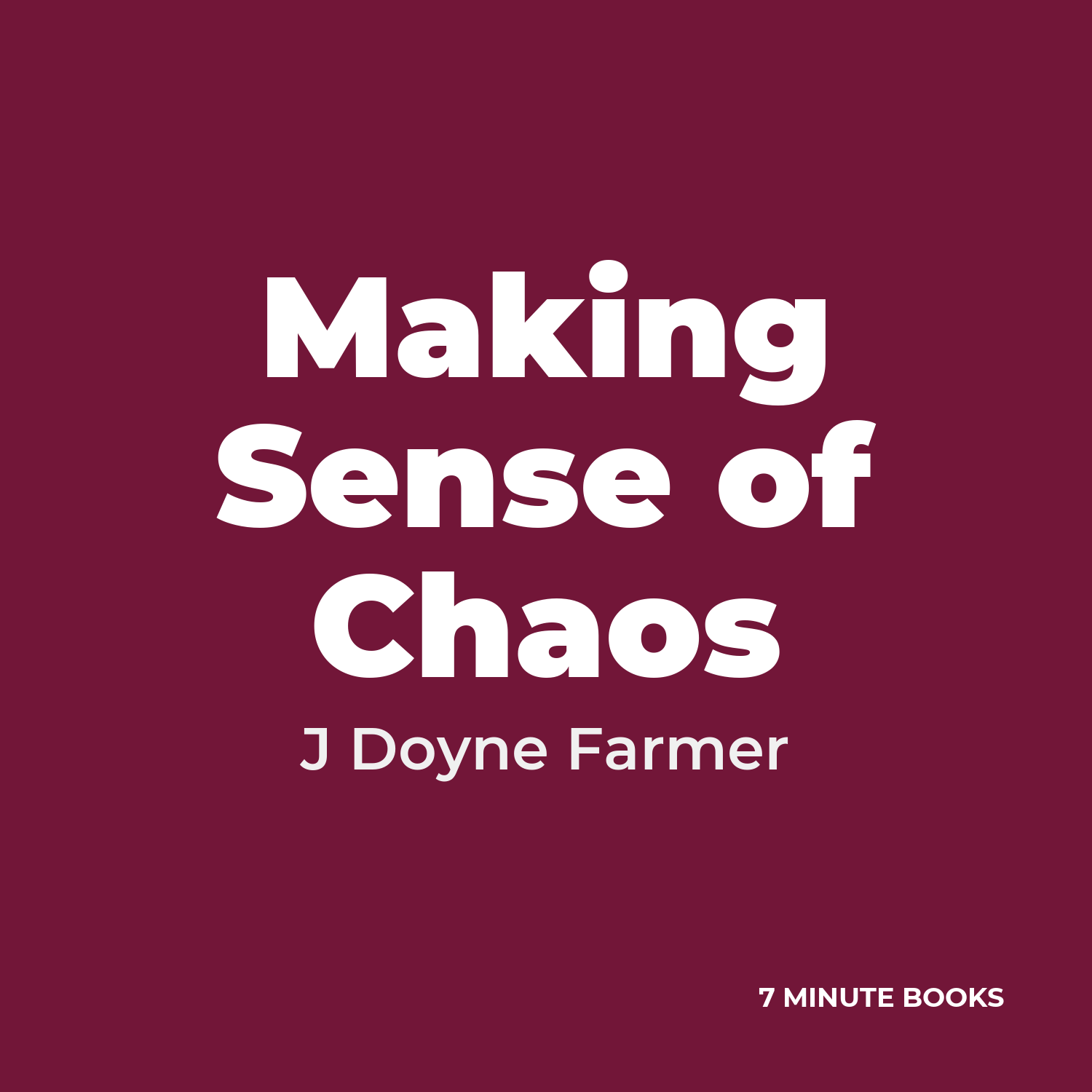 Making Sense of Chaos cover