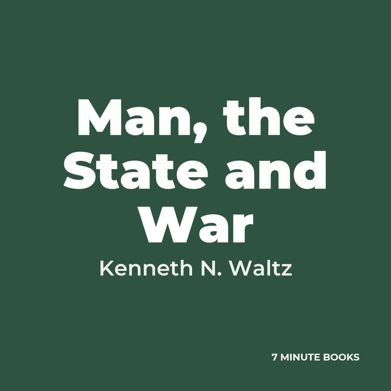 Man, the State and War cover
