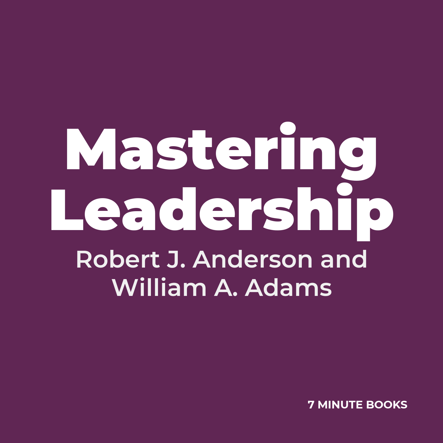 Mastering Leadership cover