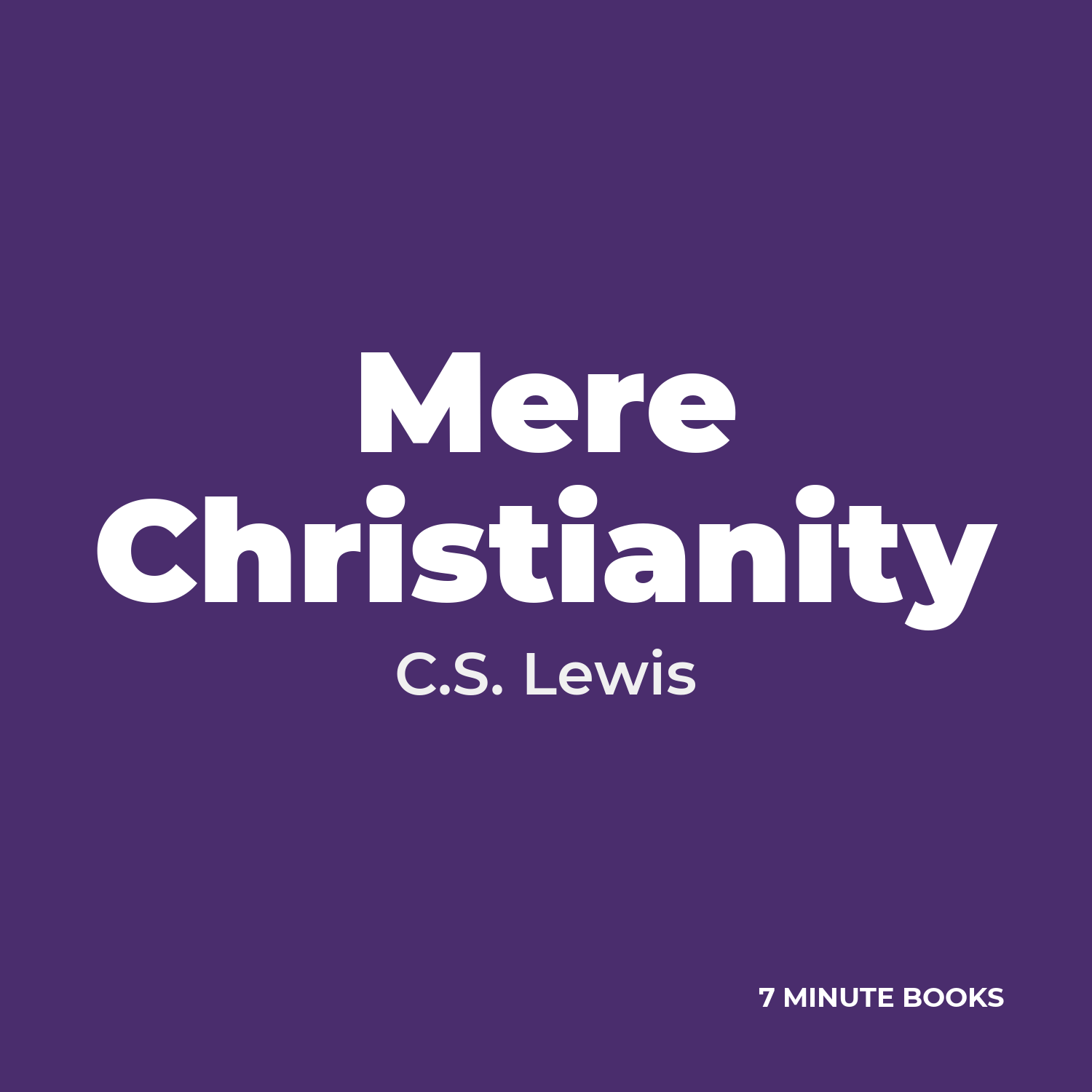 Mere Christianity cover