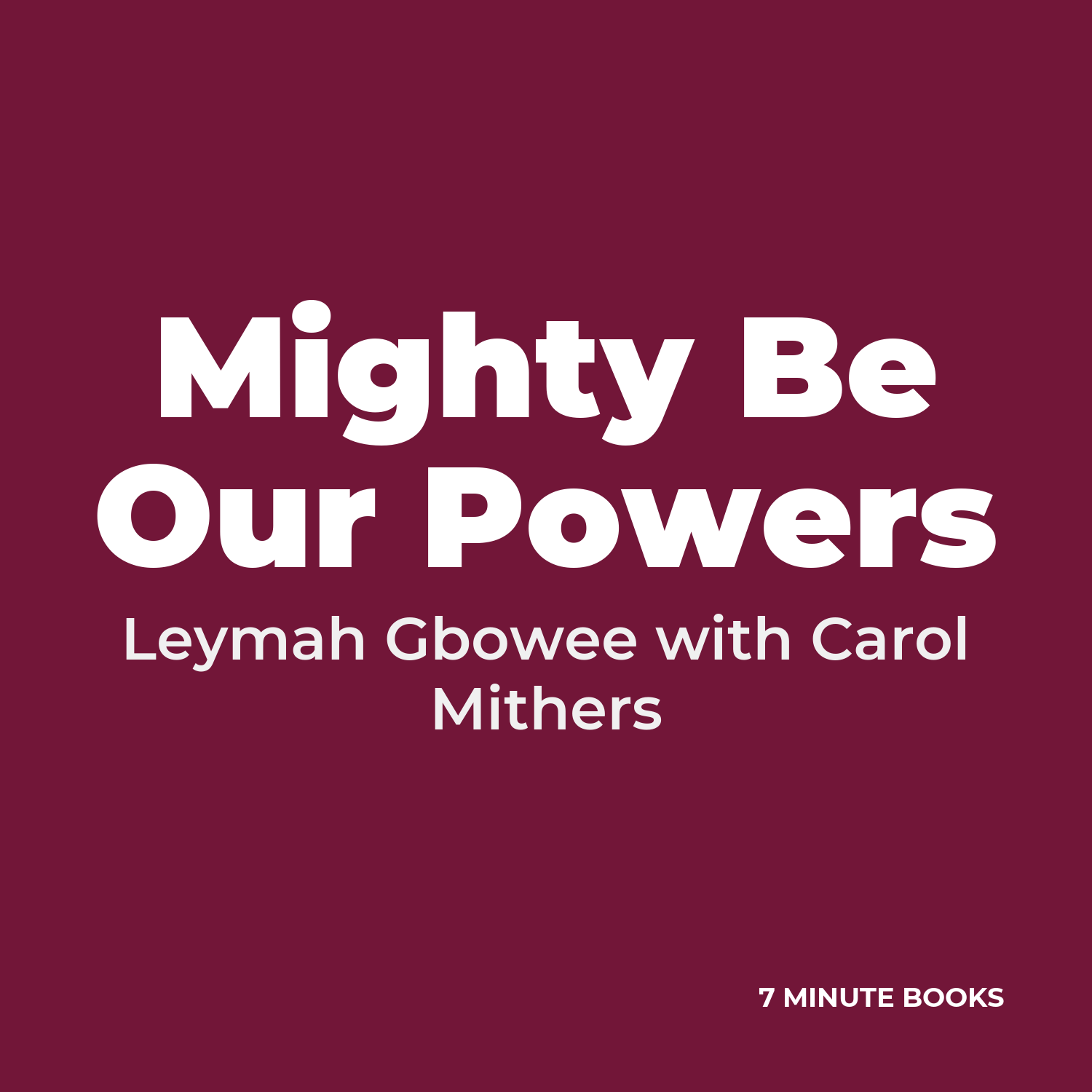 Mighty Be Our Powers cover