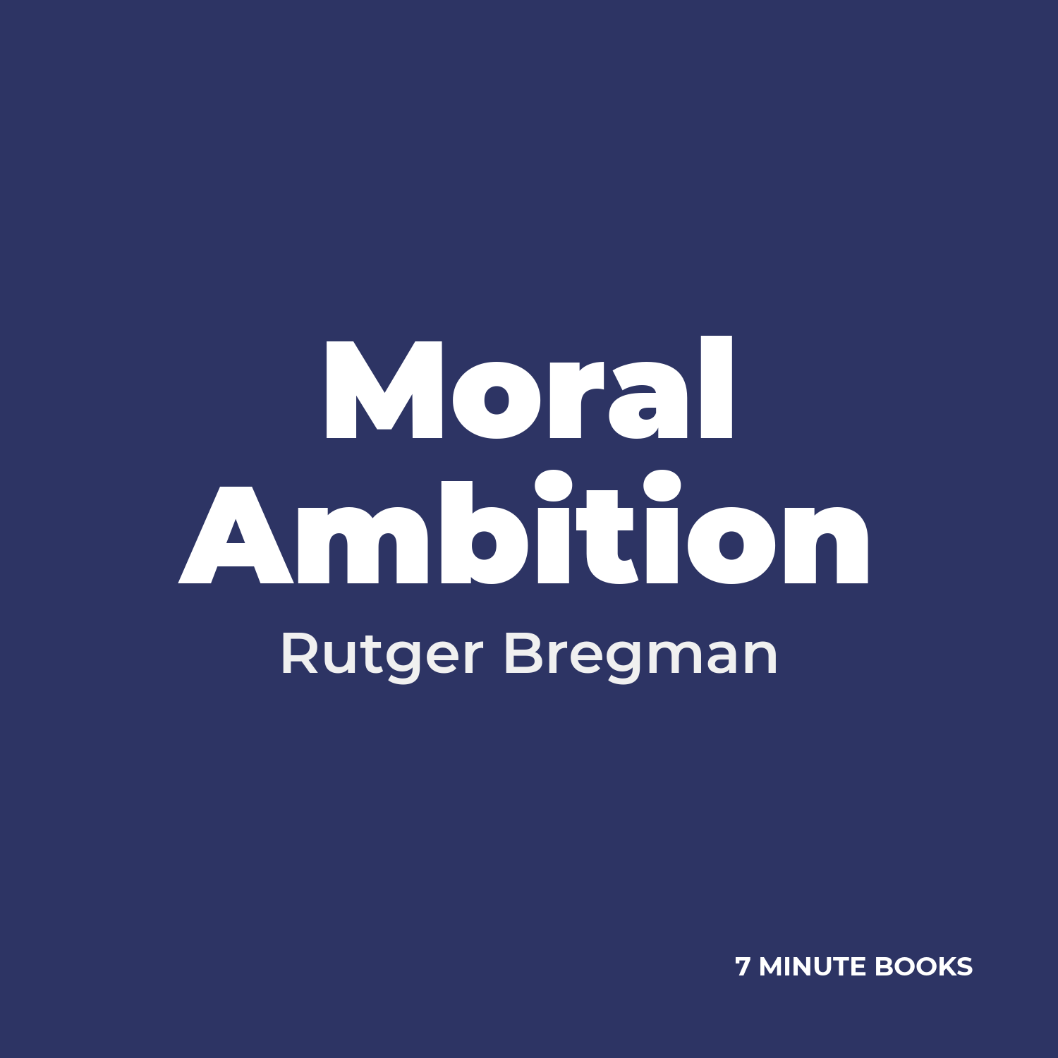 Moral Ambition cover