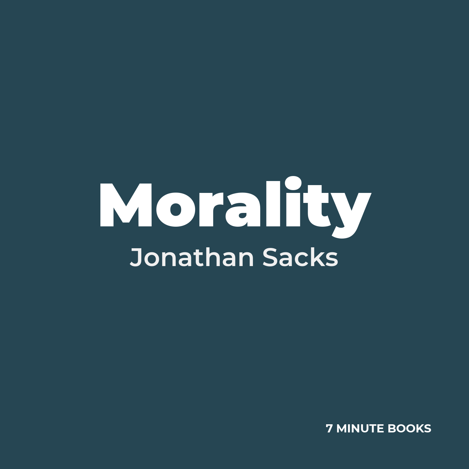 Morality cover