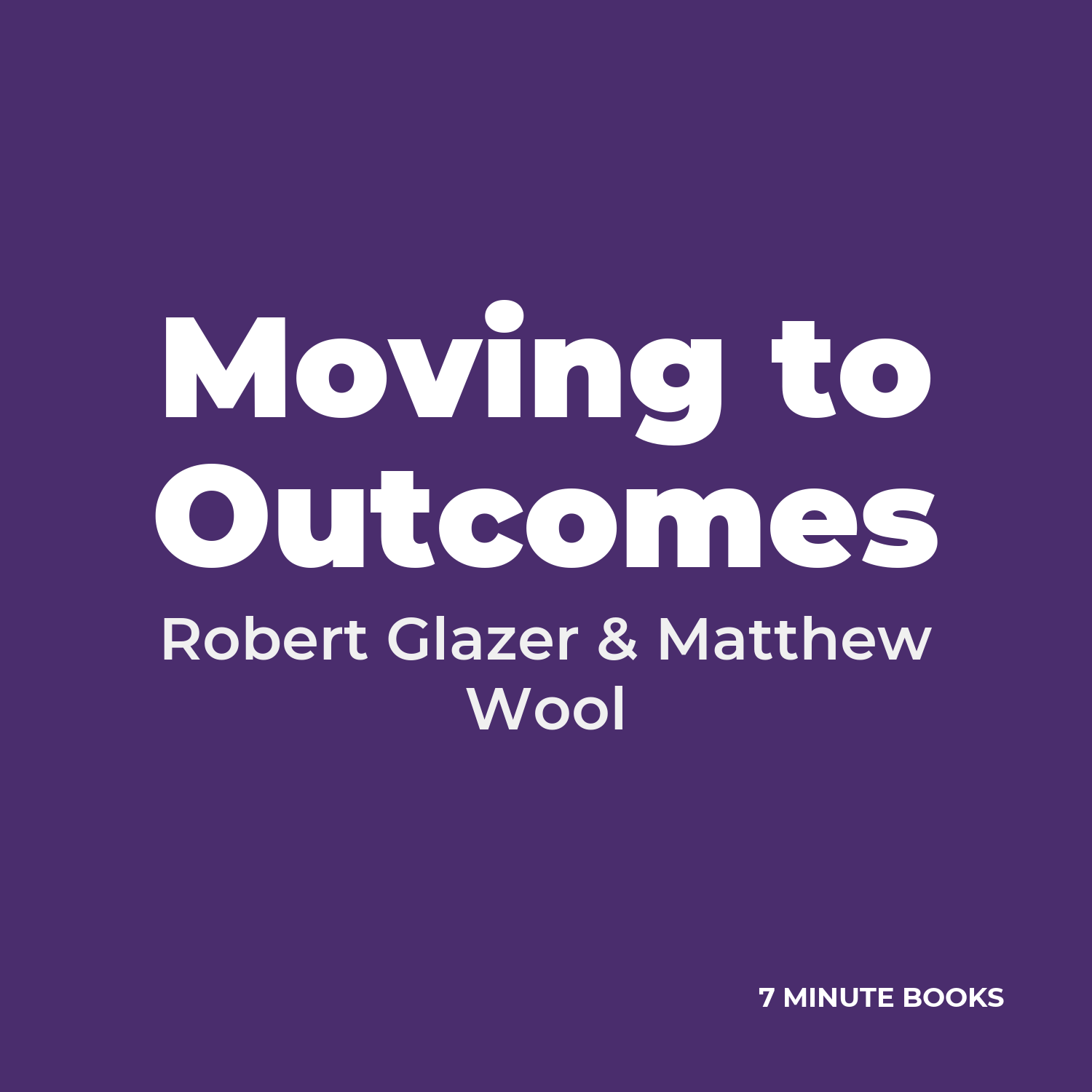 Moving to Outcomes cover