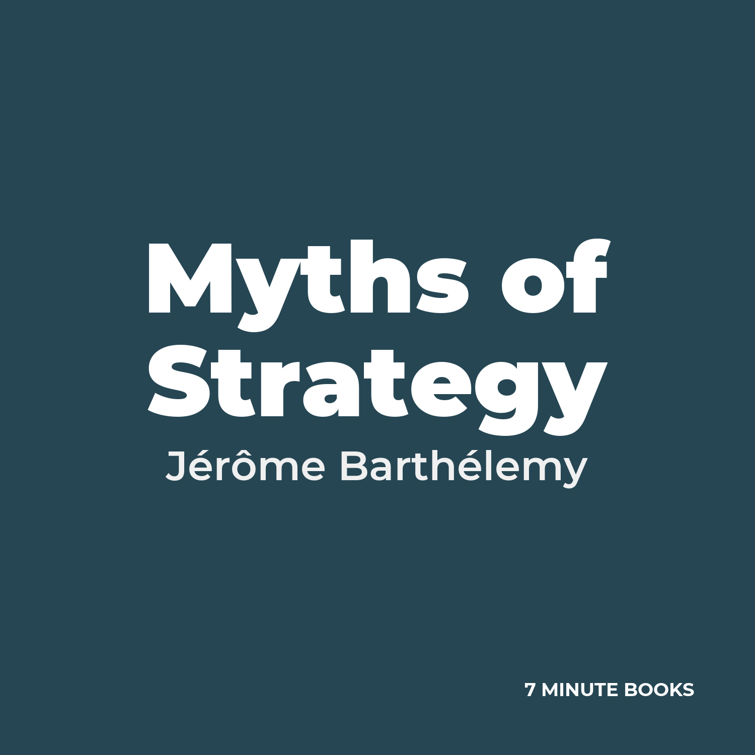 Myths of Strategy cover