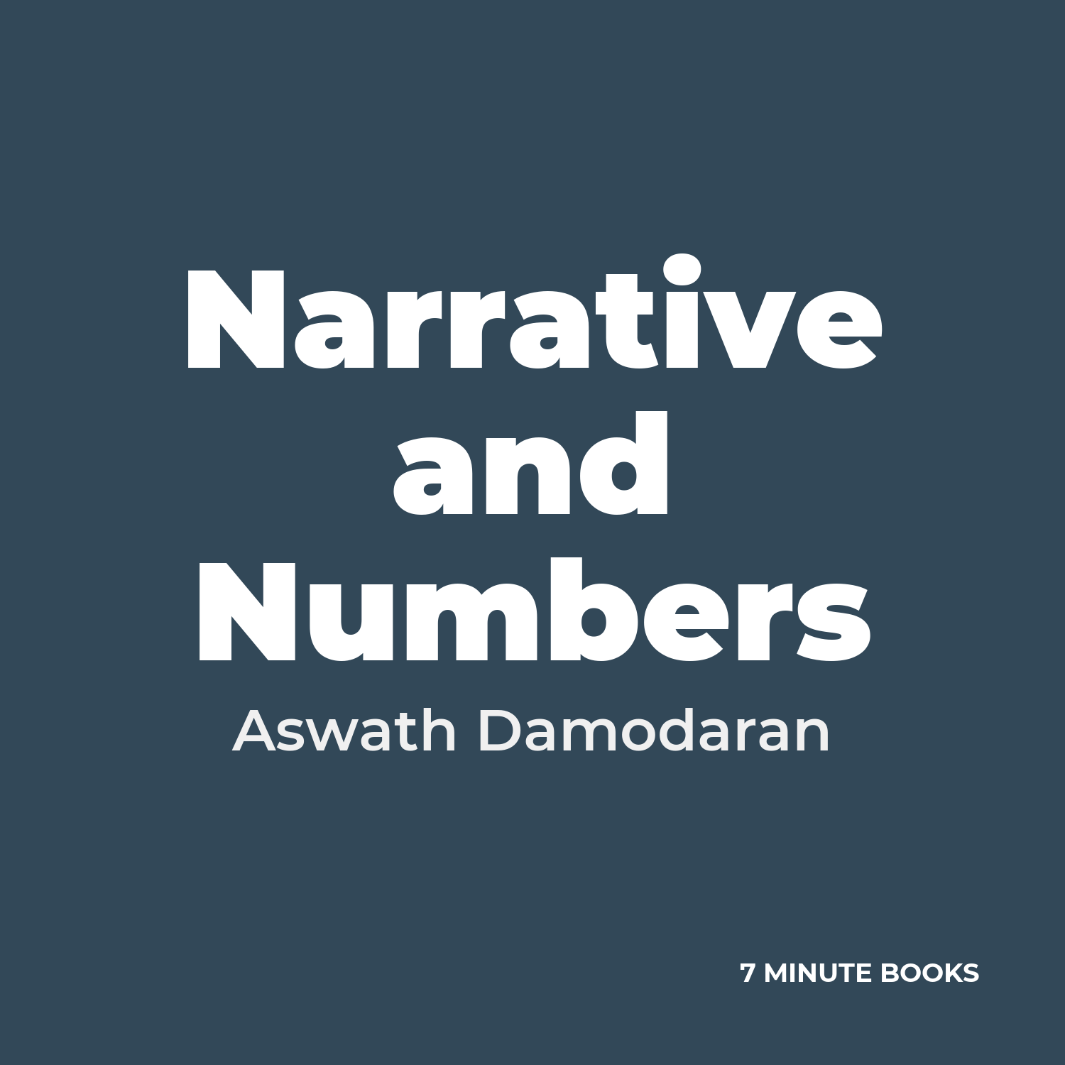 Narrative and Numbers cover
