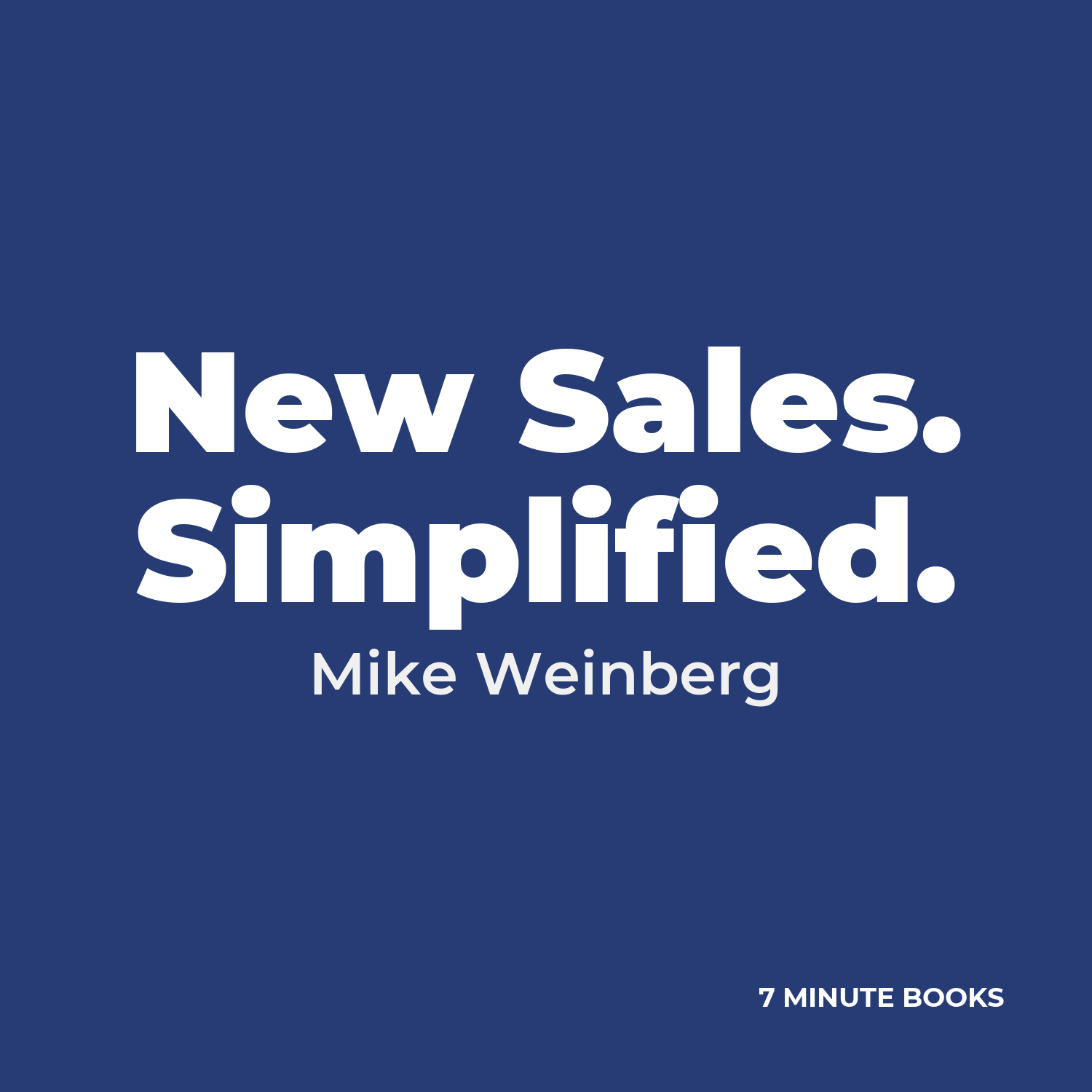 New Sales. Simplified. cover