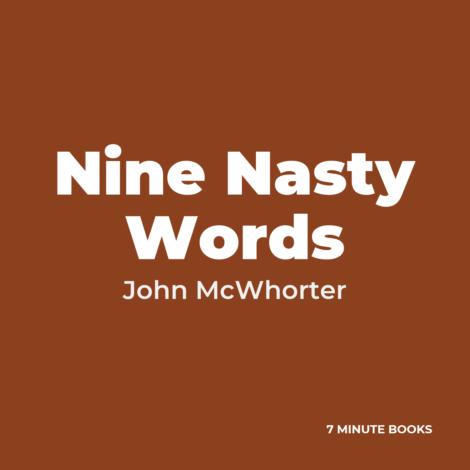 Nine Nasty Words cover