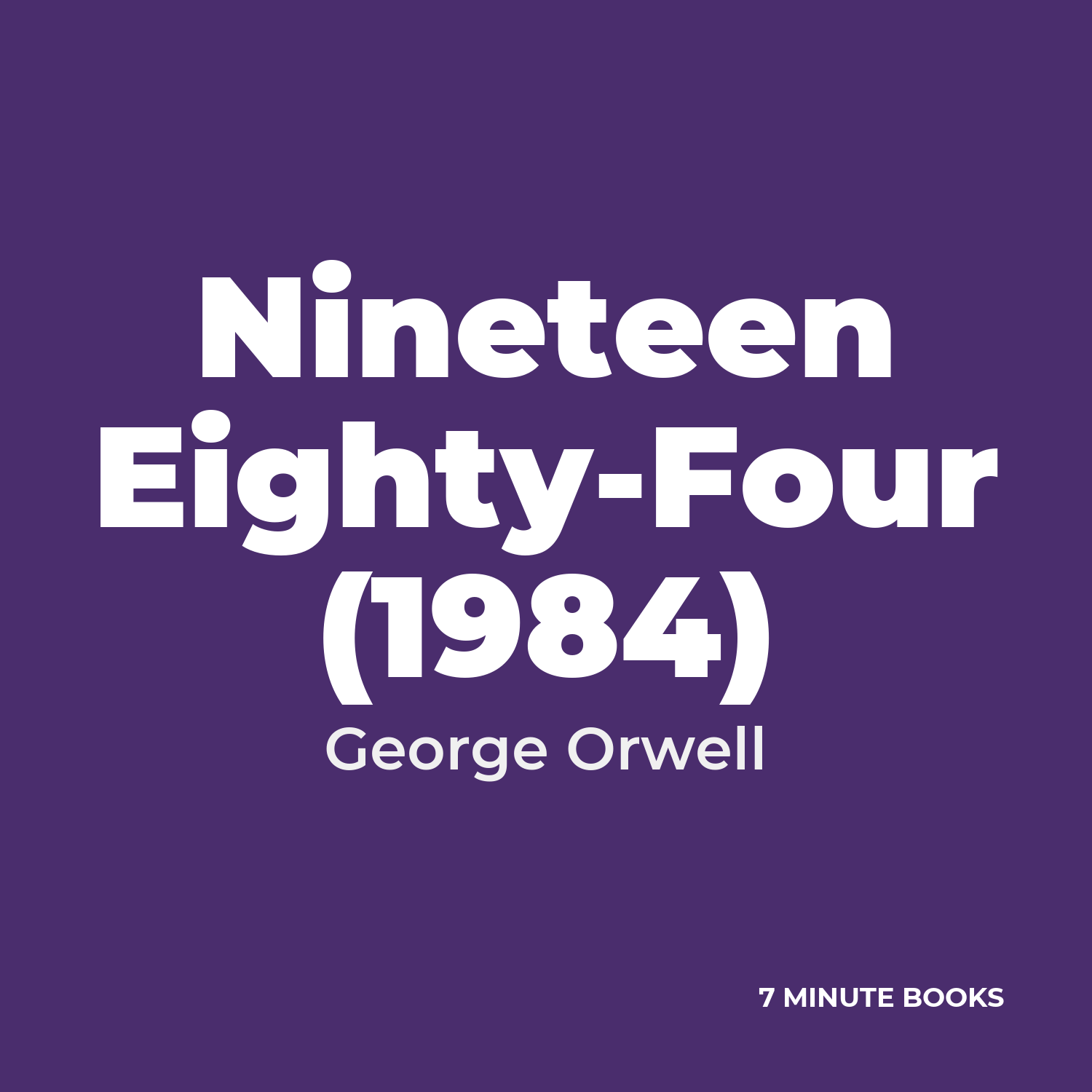 Nineteen Eighty-Four (1984) cover