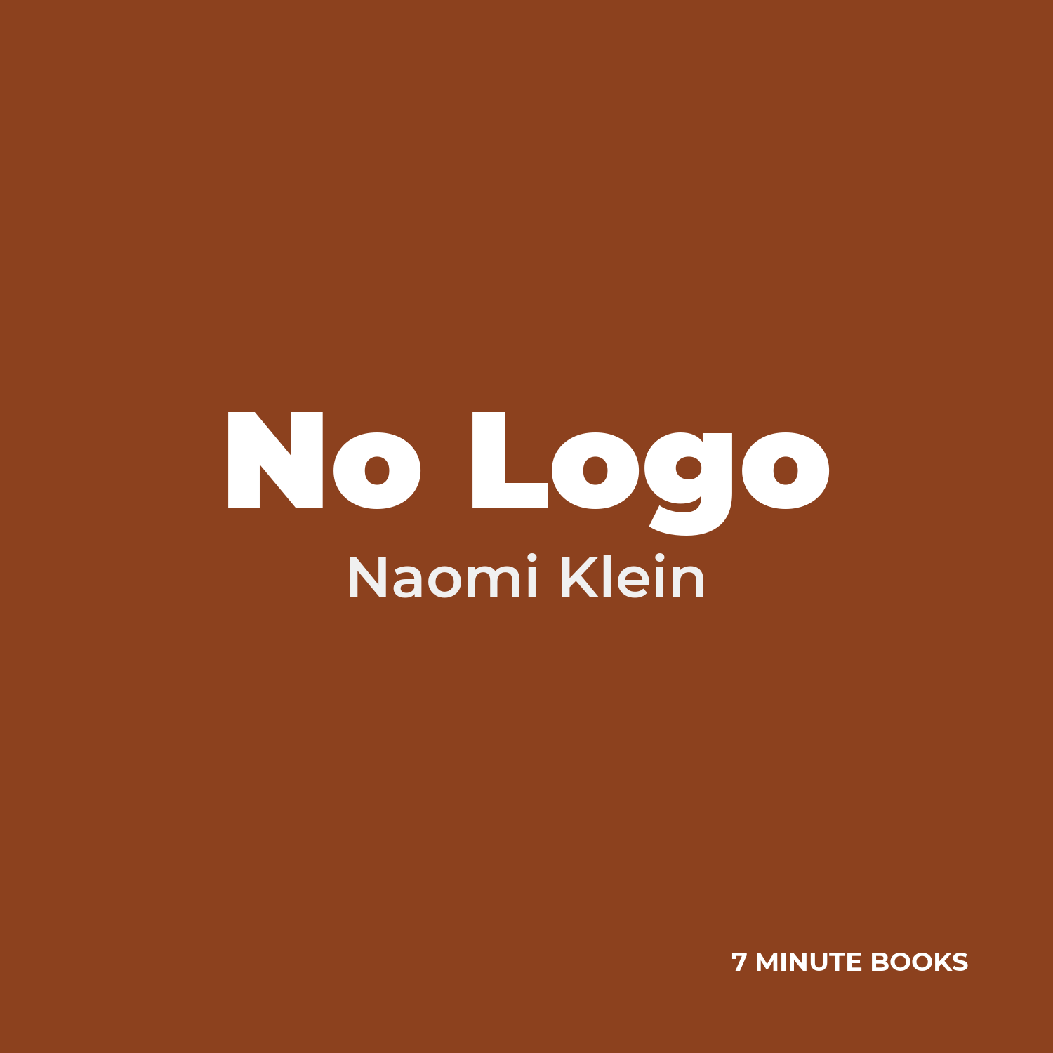 No Logo — by Naomi Klein