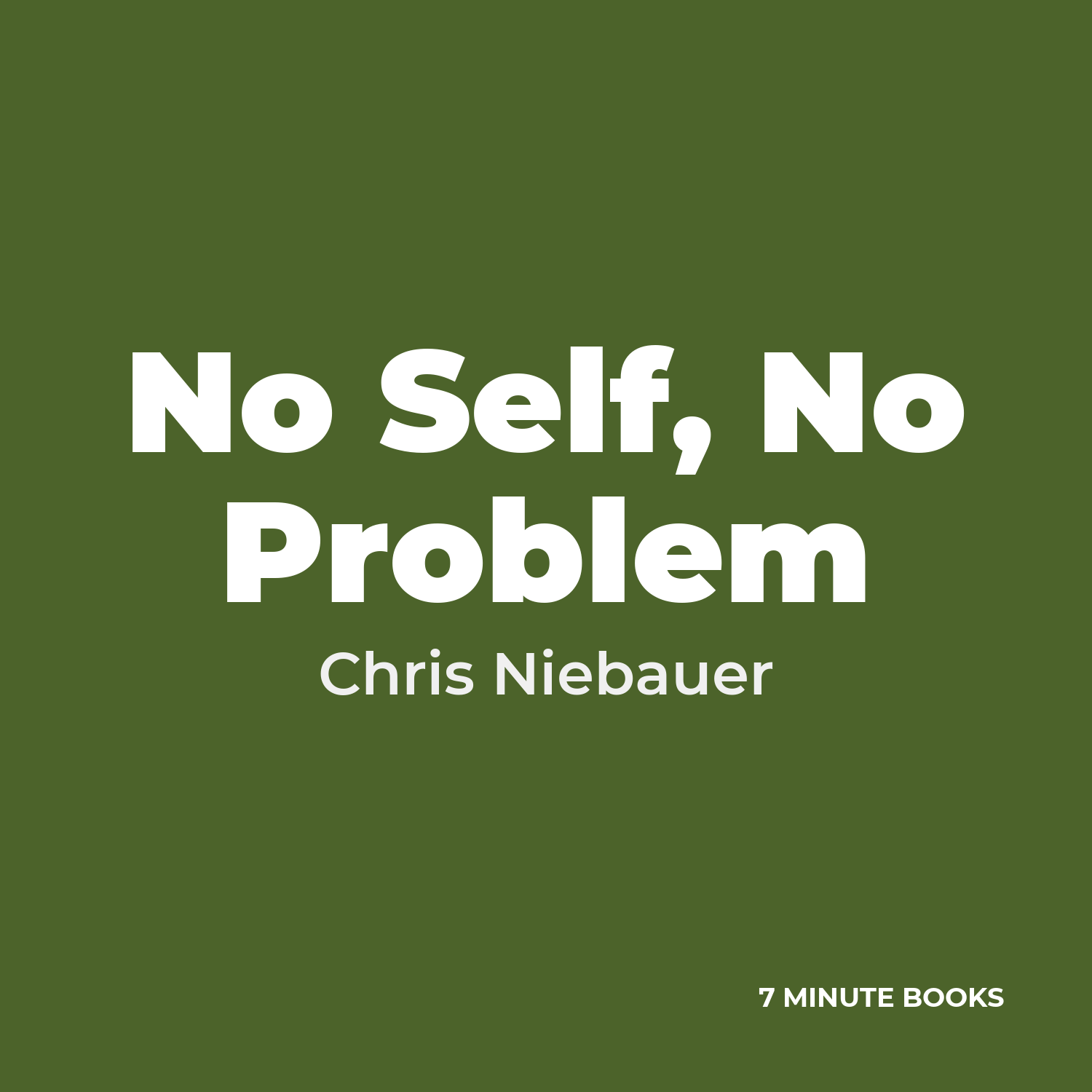 No Self, No Problem — by Chris Niebauer