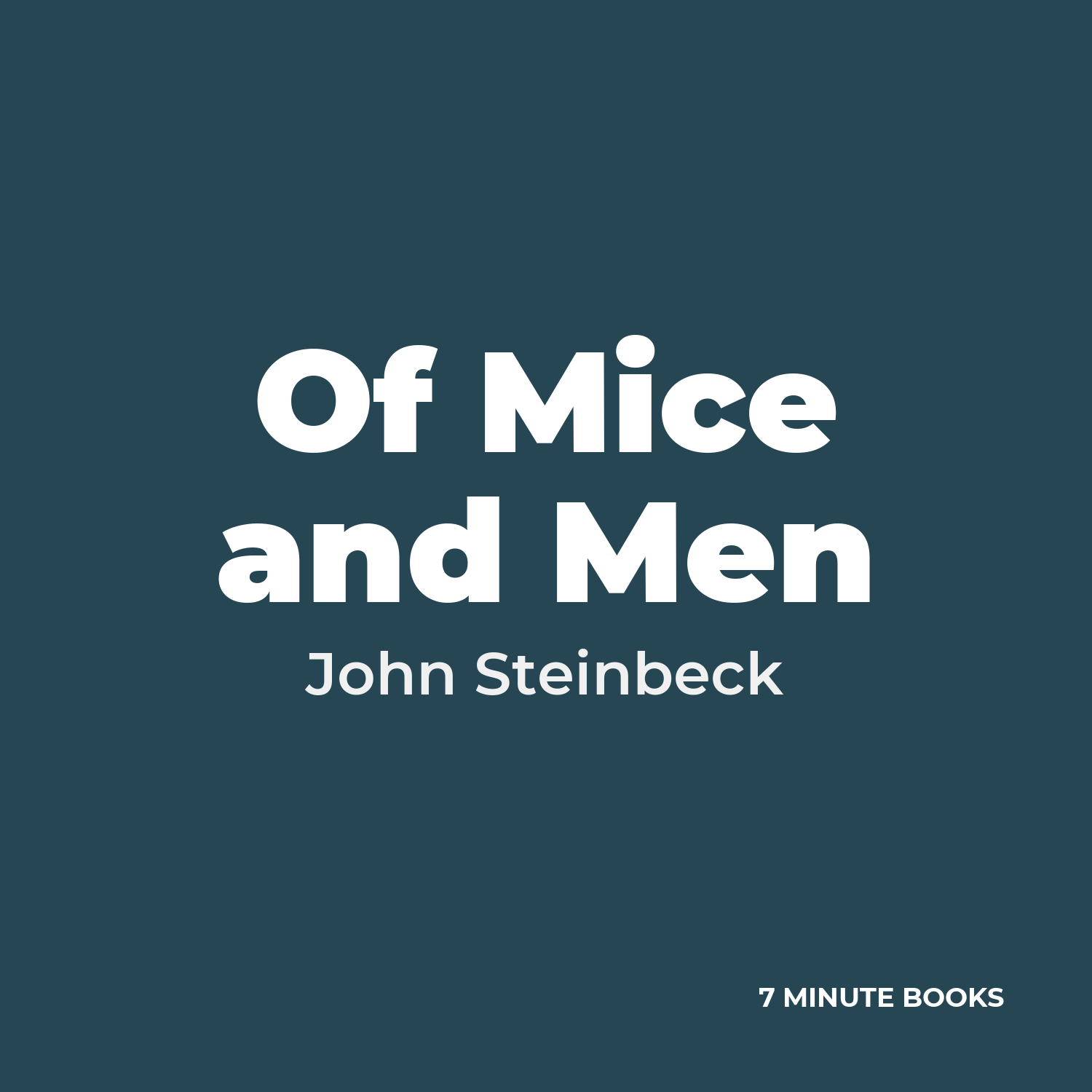 Of Mice and Men cover
