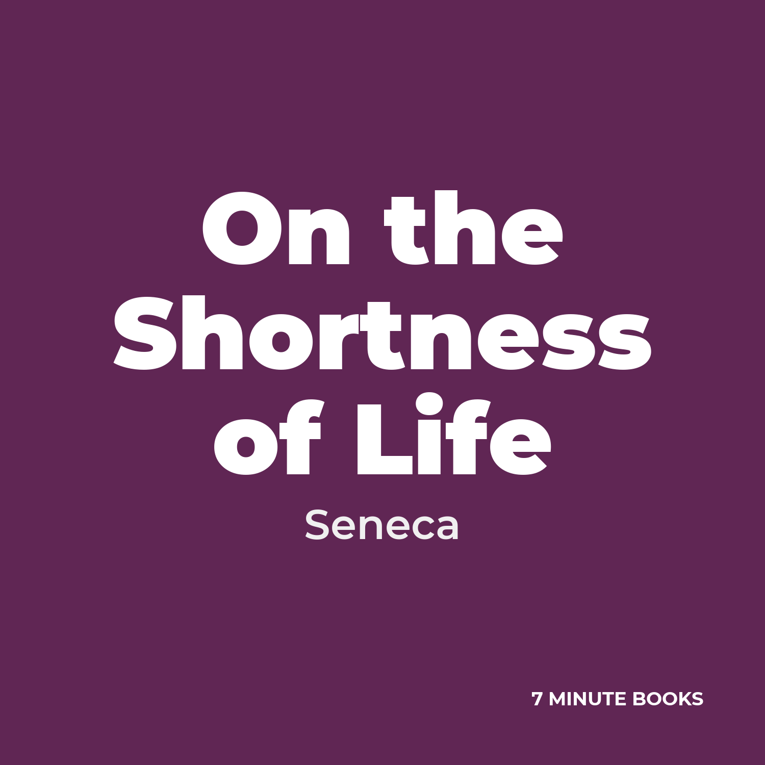 On the Shortness of Life cover