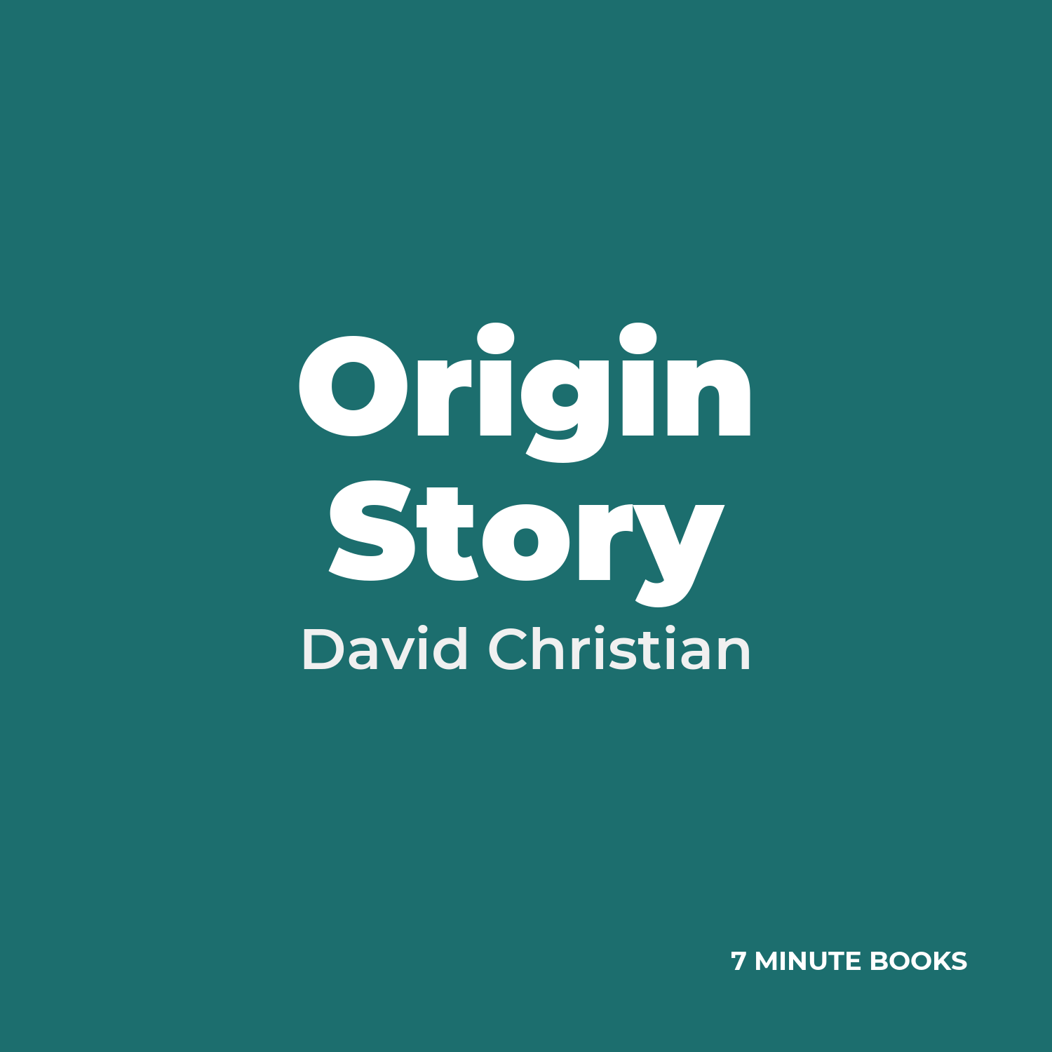Origin Story — by David Christian
