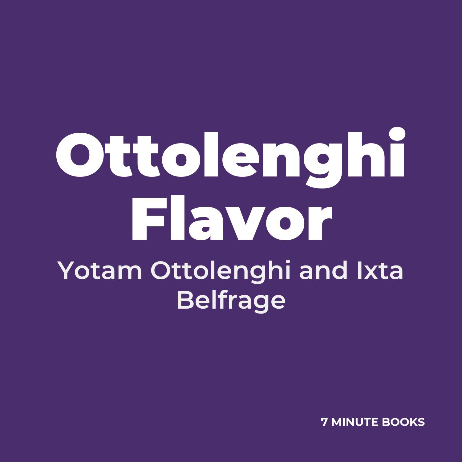 Ottolenghi Flavor cover