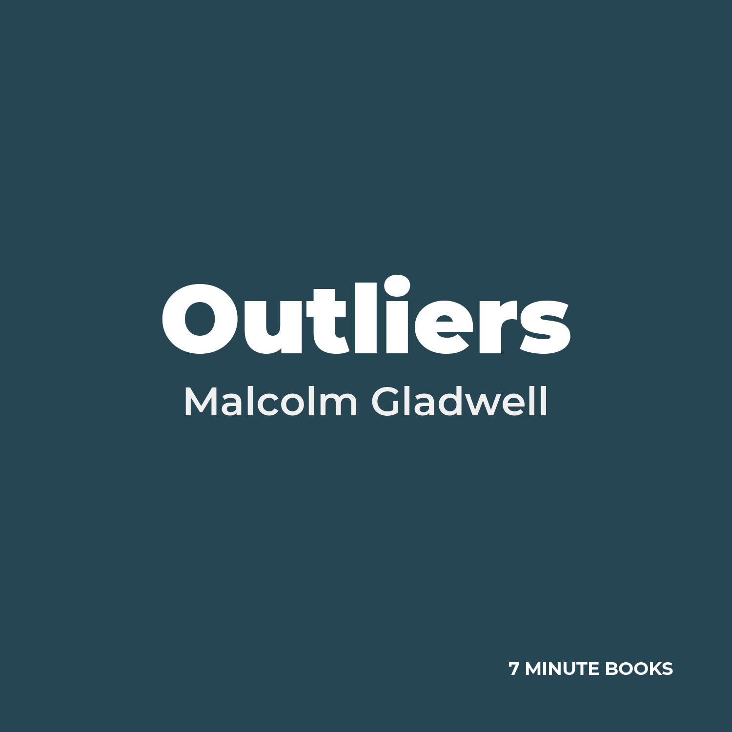 Outliers cover