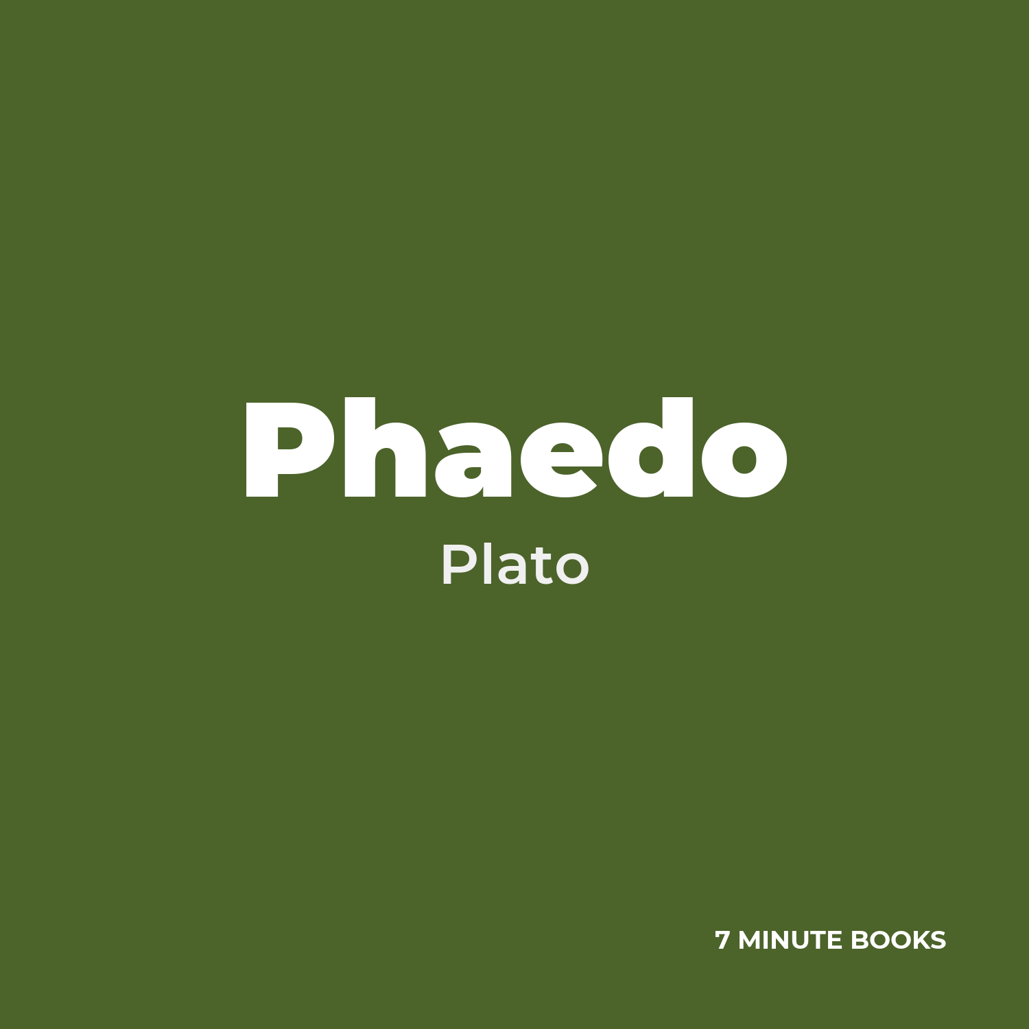 Phaedo cover