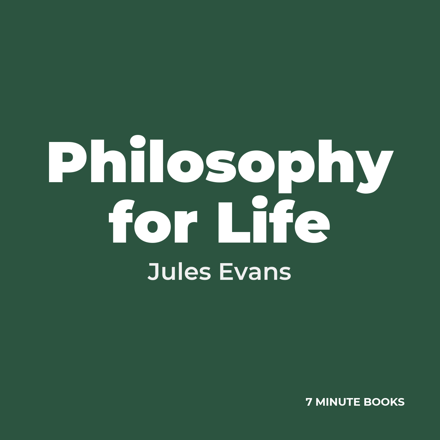 Philosophy for Life cover