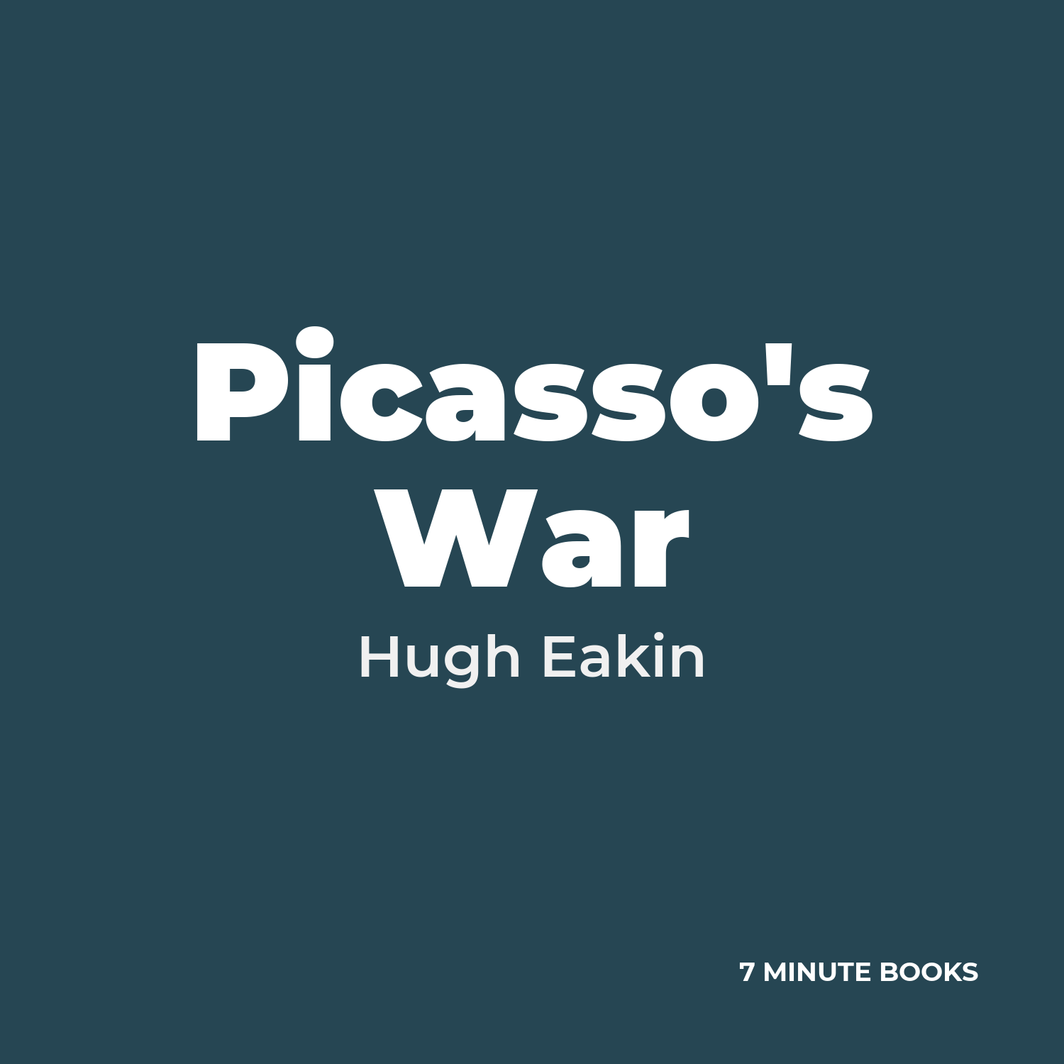 Picasso’s War — by Hugh Eakin