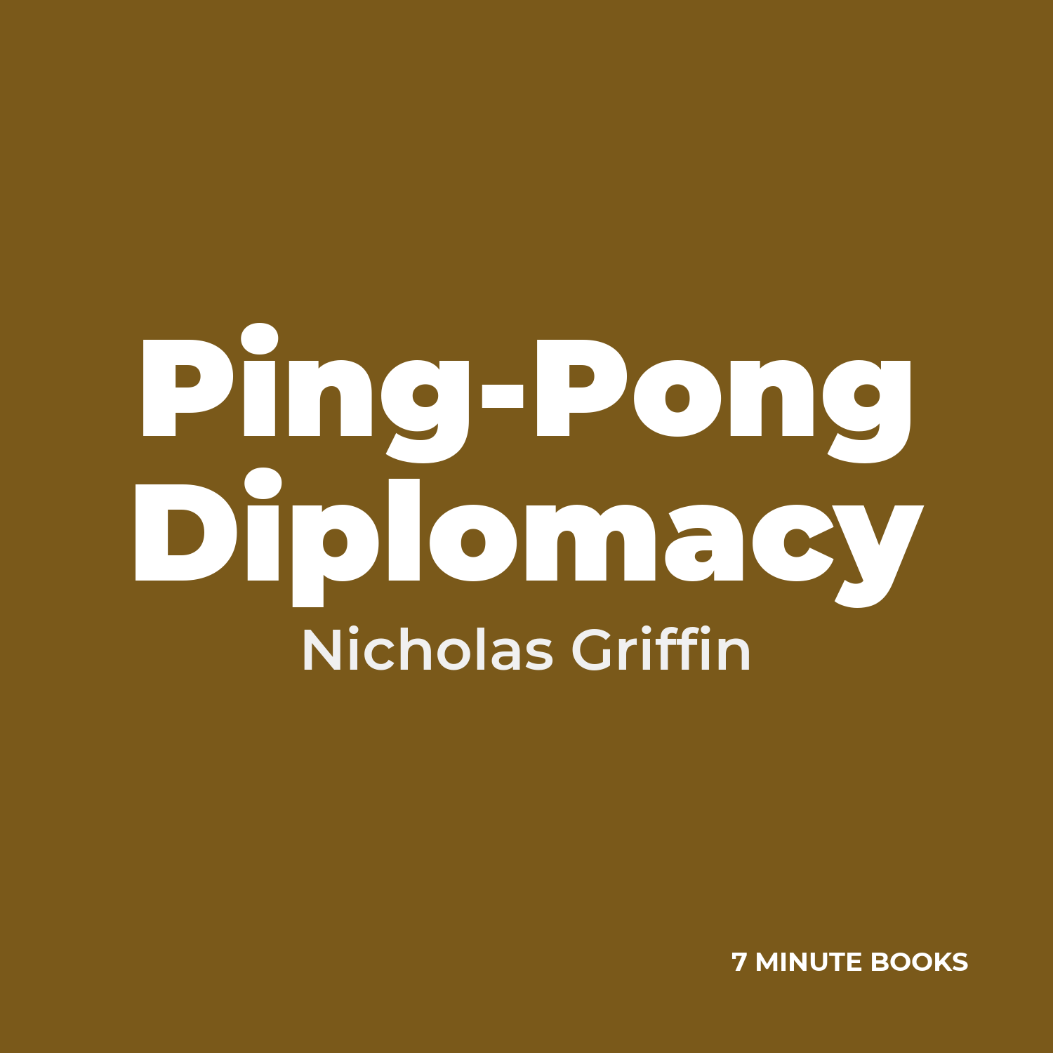 Ping-Pong Diplomacy cover