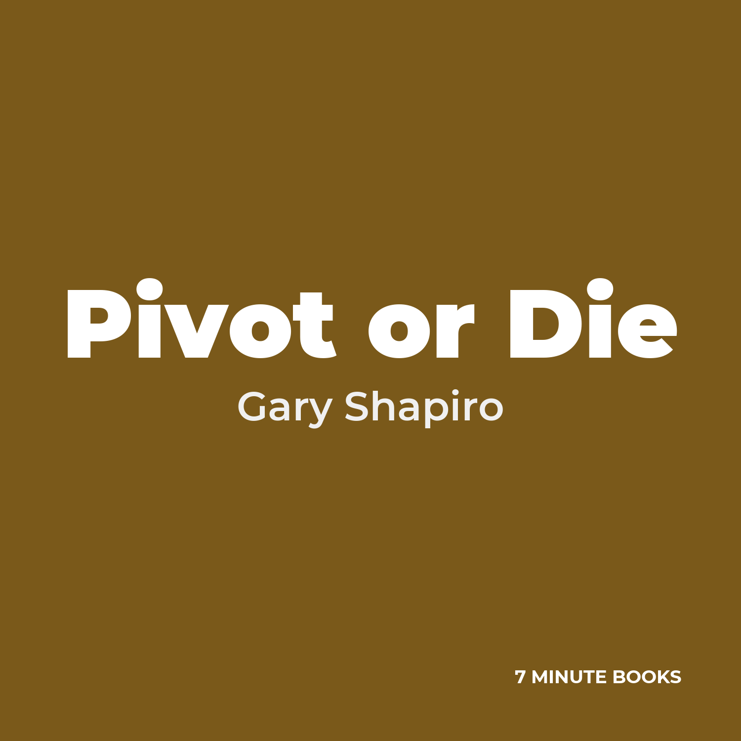 Pivot or Die cover