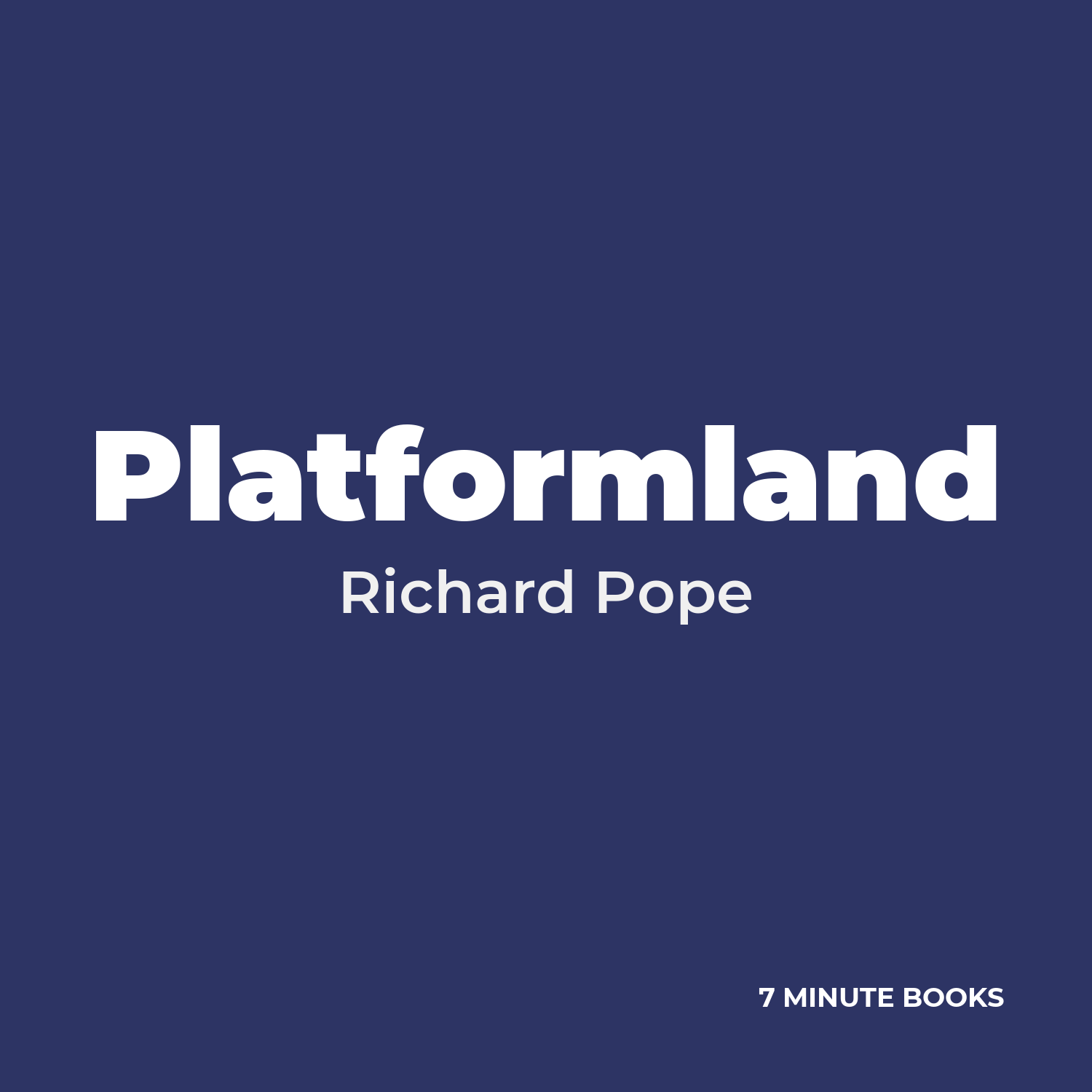 Platformland cover