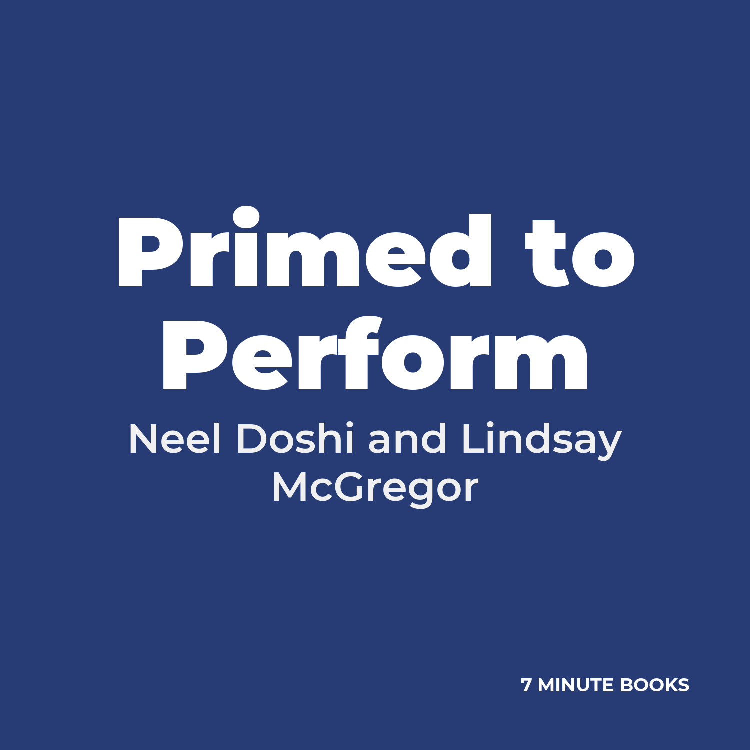 Primed to Perform cover