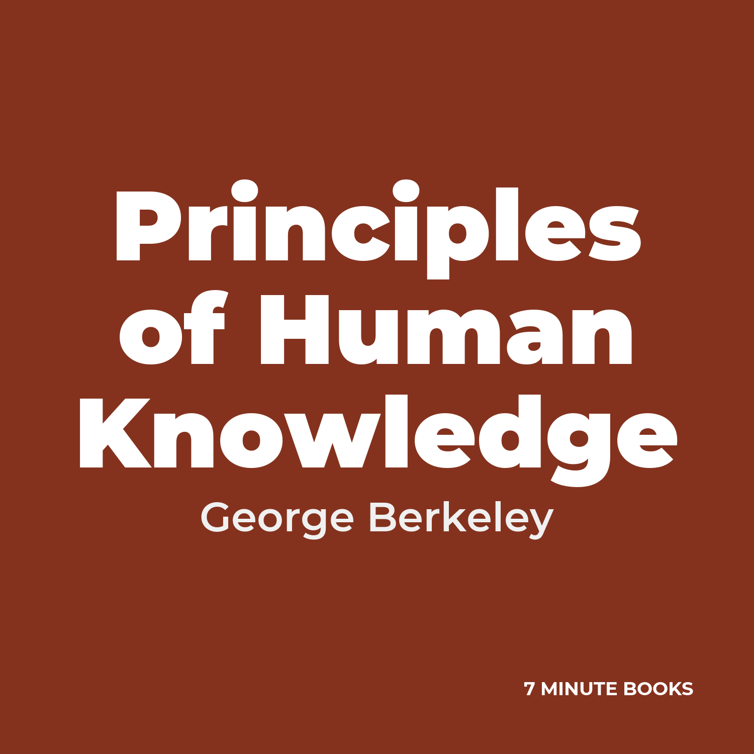 Principles of Human Knowledge cover