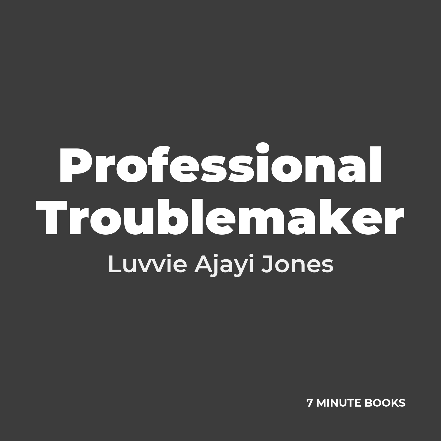 Professional Troublemaker cover