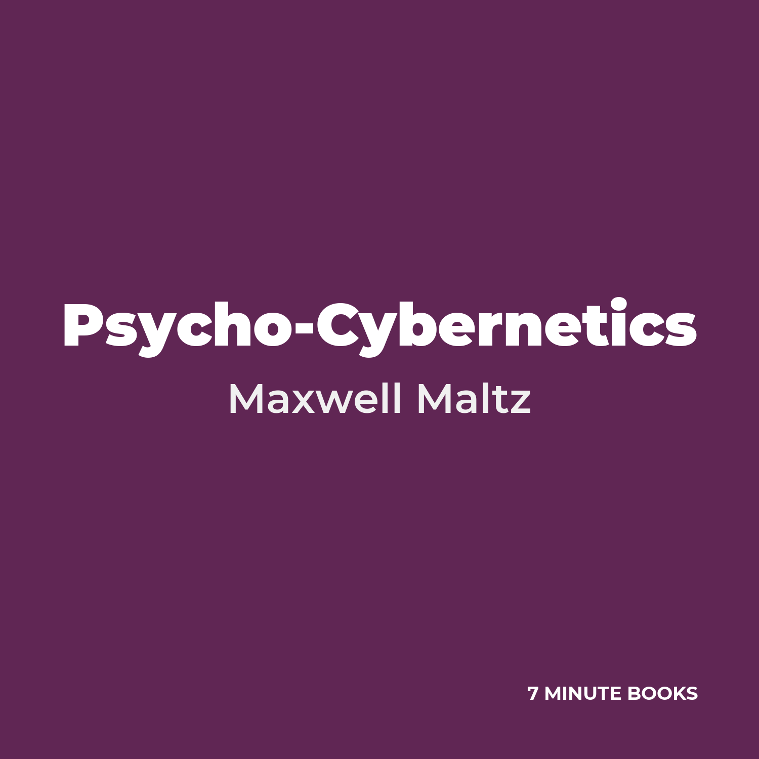 Psycho-Cybernetics cover