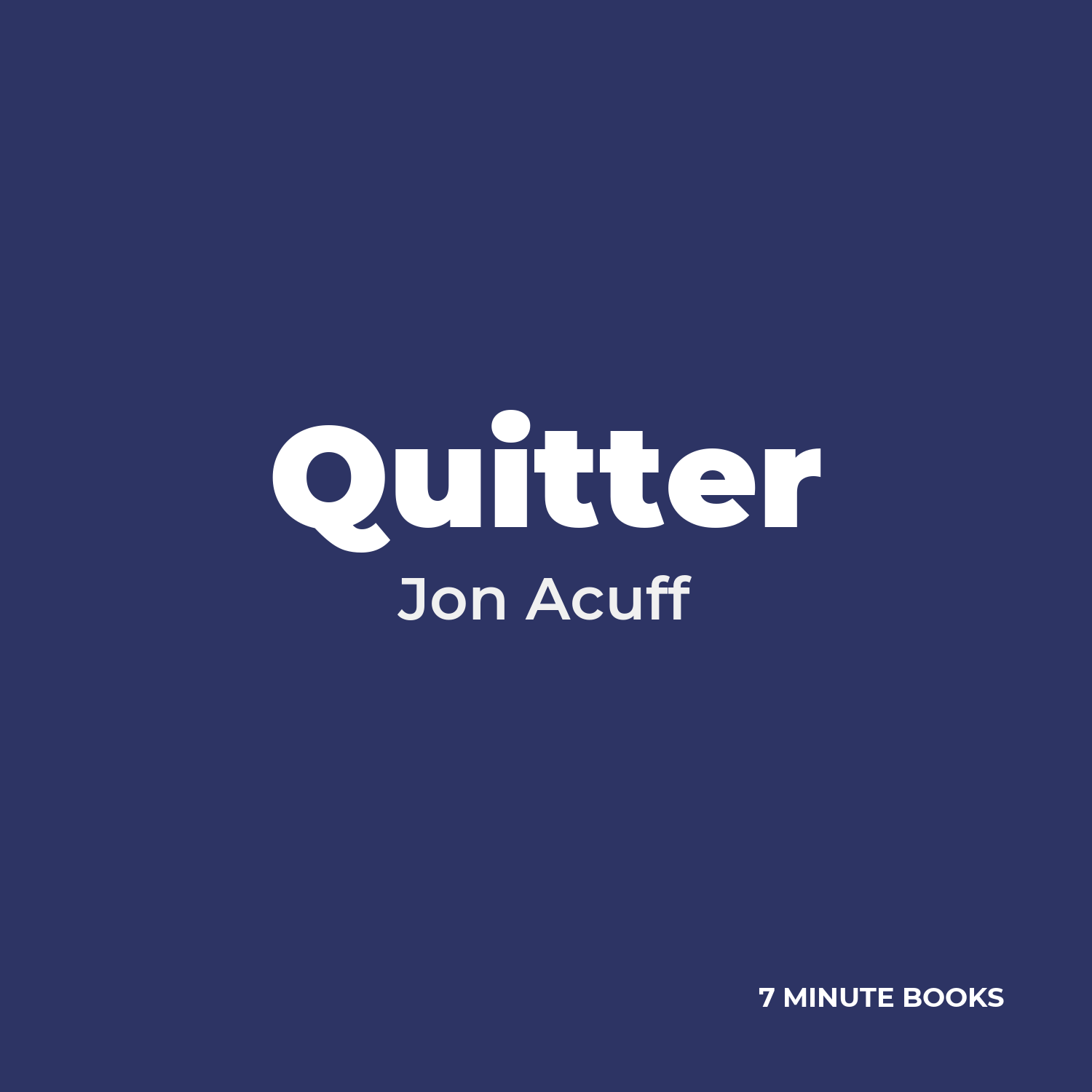 Quitter cover