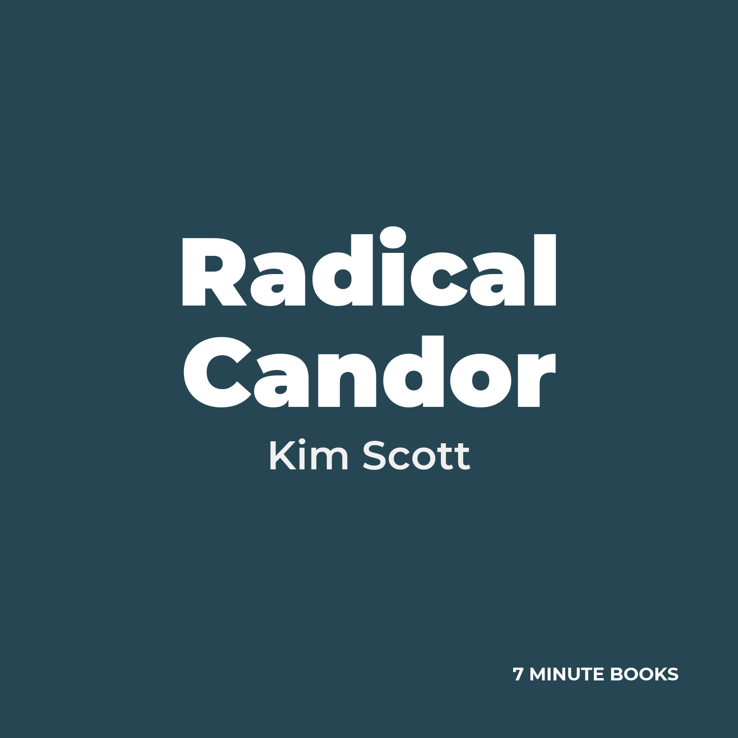 Radical Candor cover