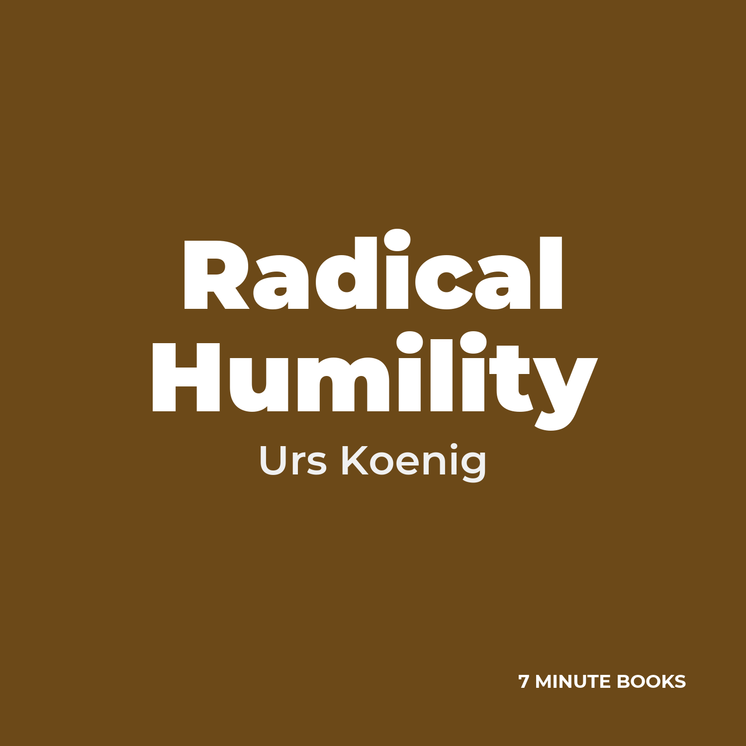 Radical Humility cover