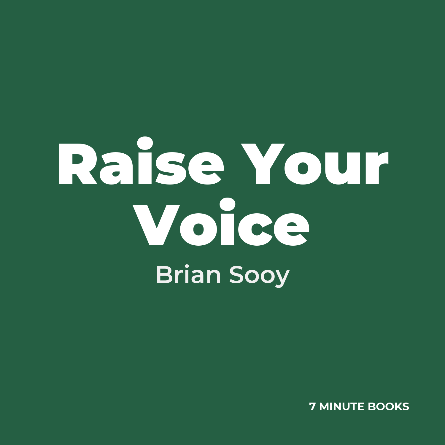 Raise Your Voice cover