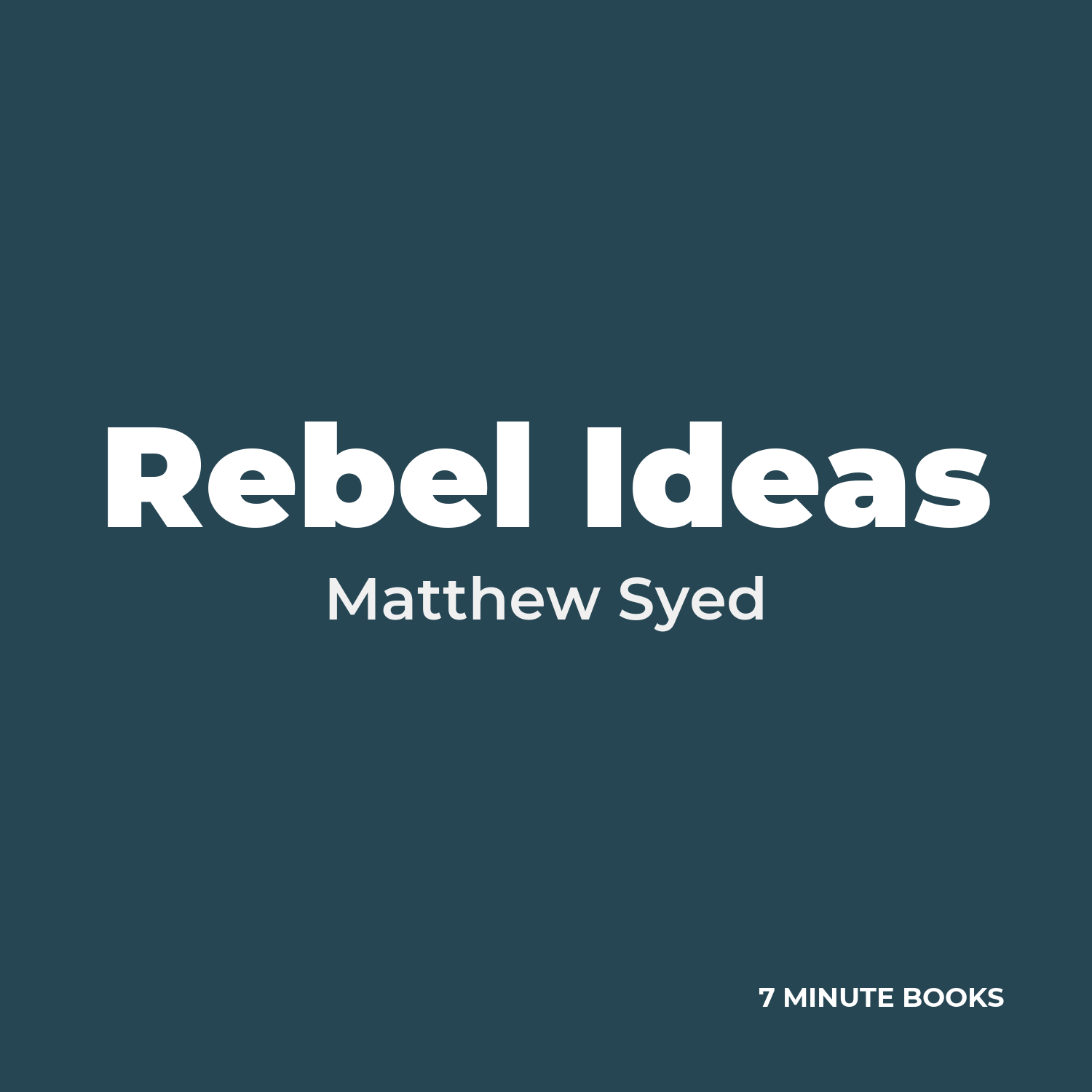 Rebel Ideas cover