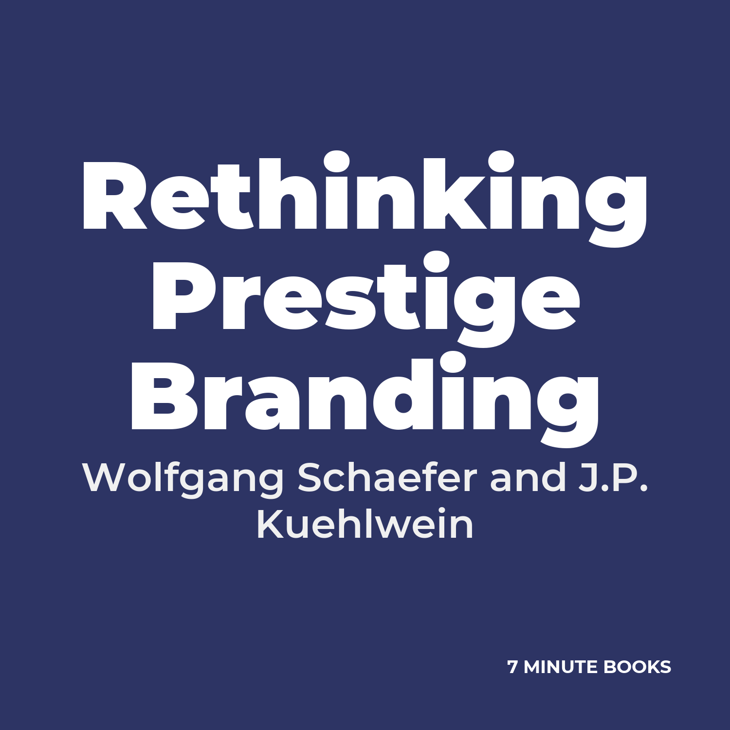 Rethinking Prestige Branding cover