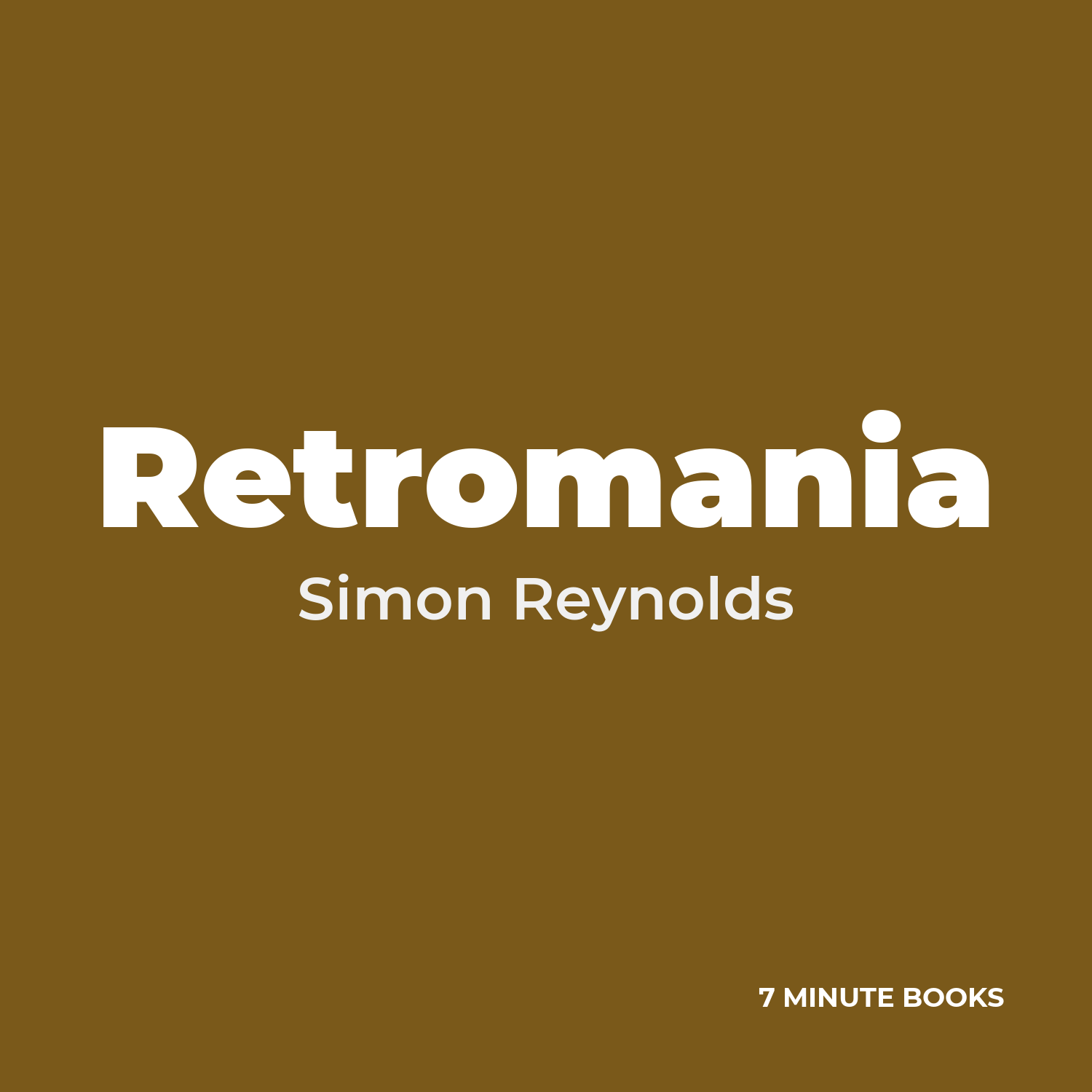 Retromania cover