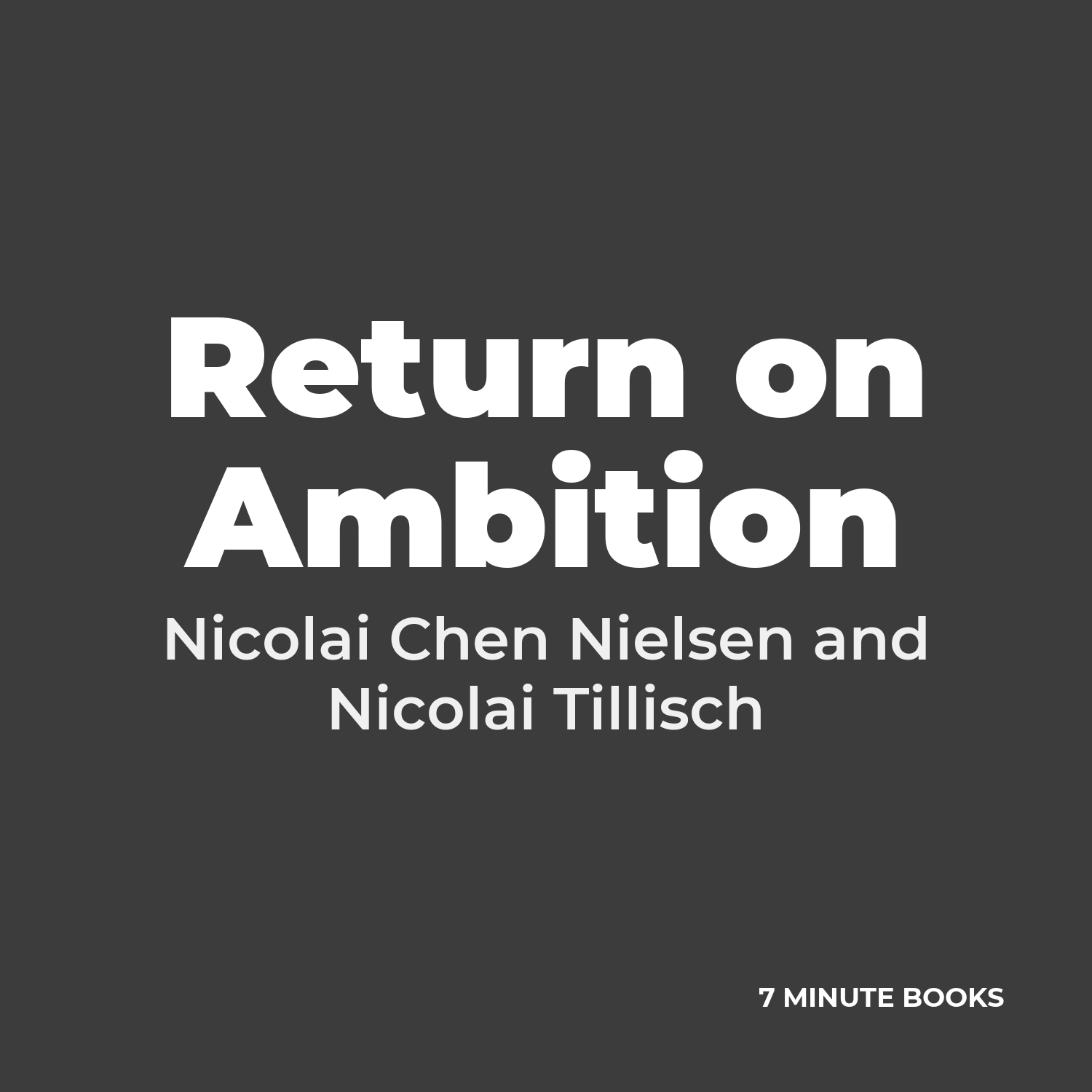 Return on Ambition cover