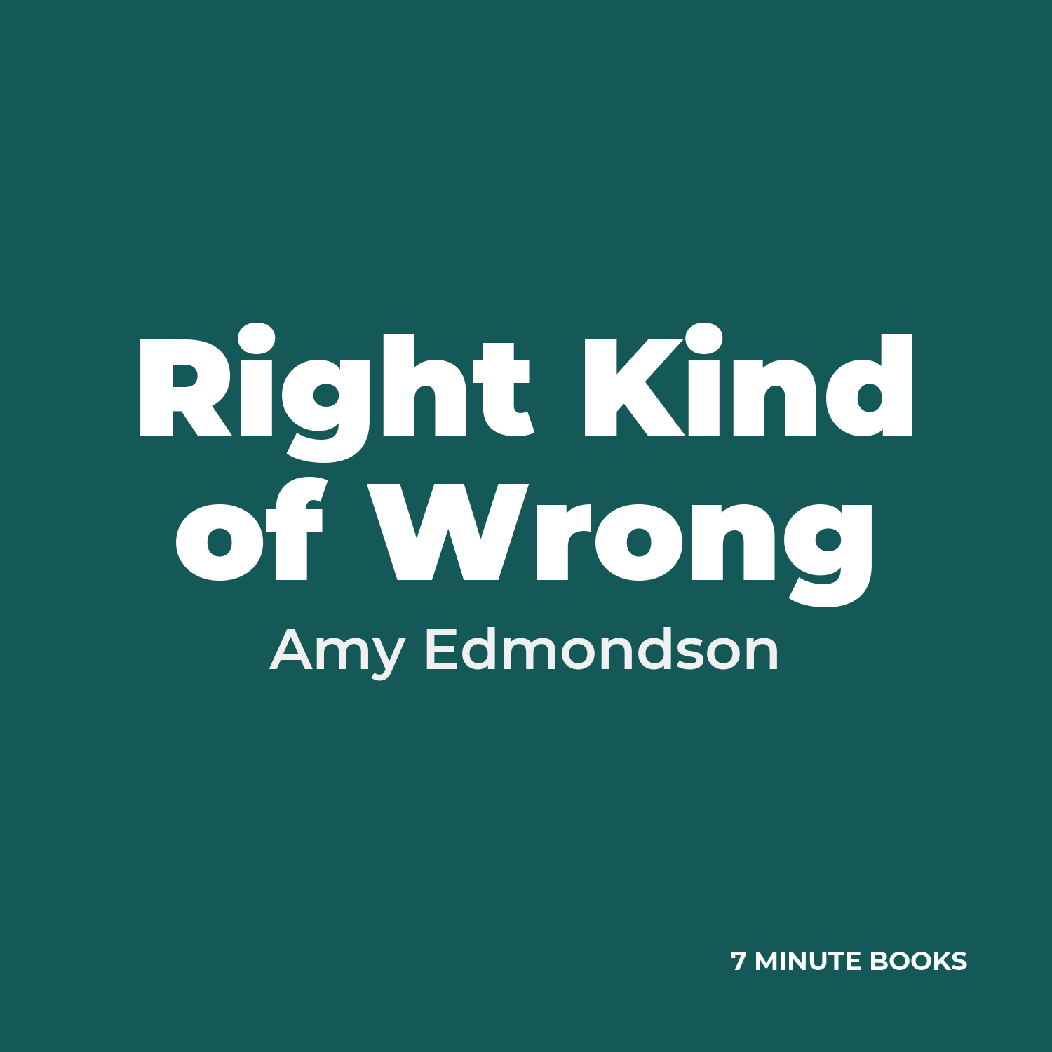 Right Kind of Wrong cover