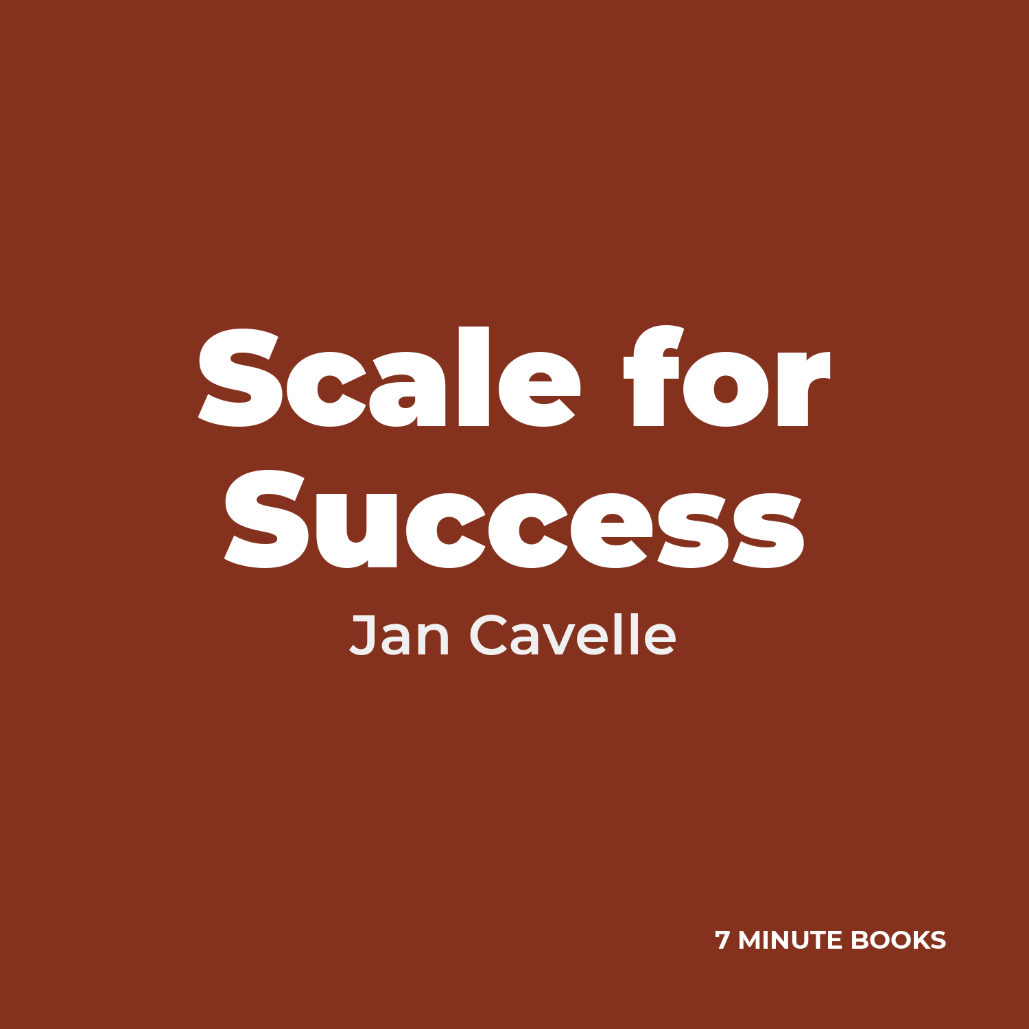 Scale for Success cover