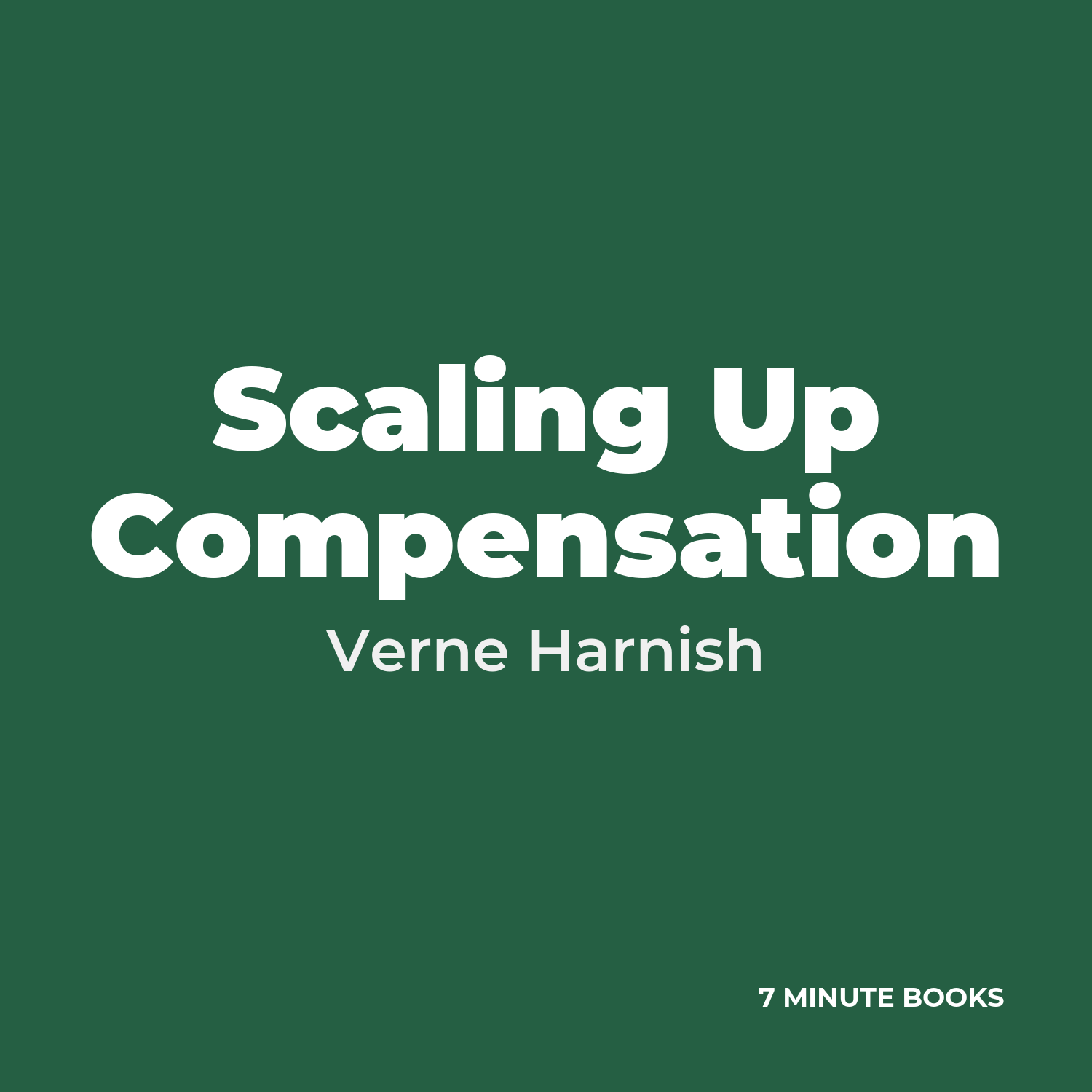 Scaling Up Compensation cover