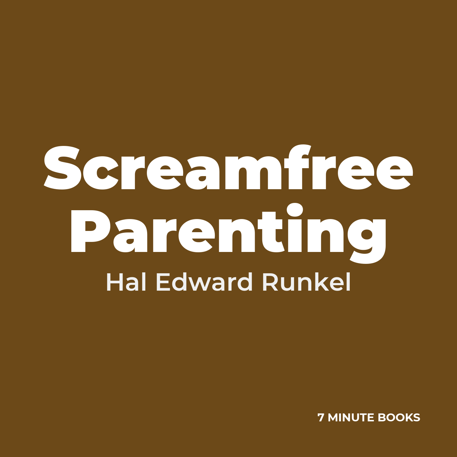 Screamfree Parenting cover