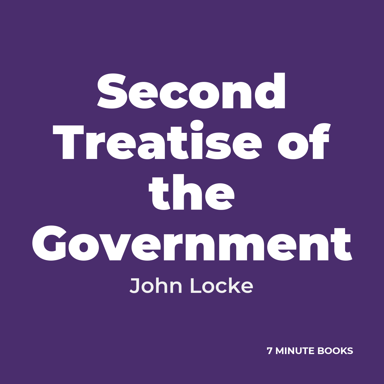 Second Treatise of the Government cover