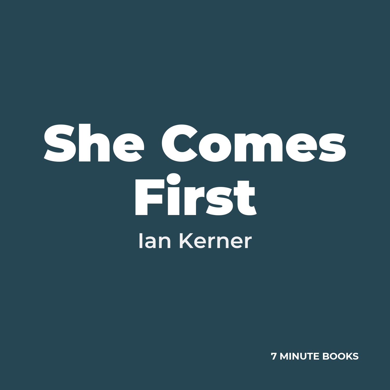 She Comes First cover