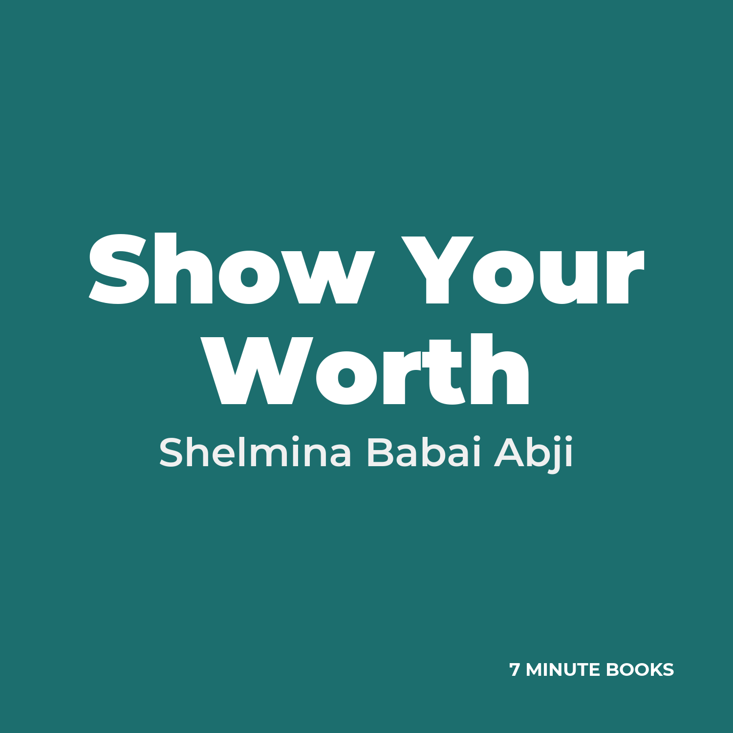 Show Your Worth cover