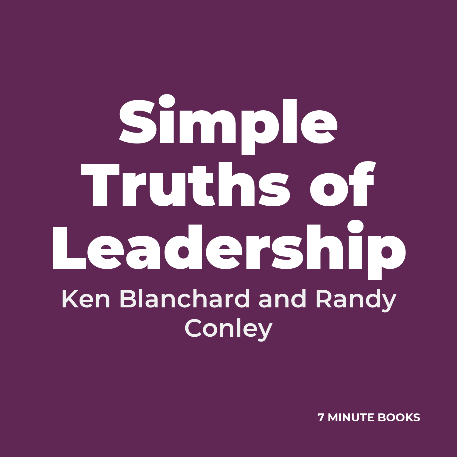 Simple Truths of Leadership cover