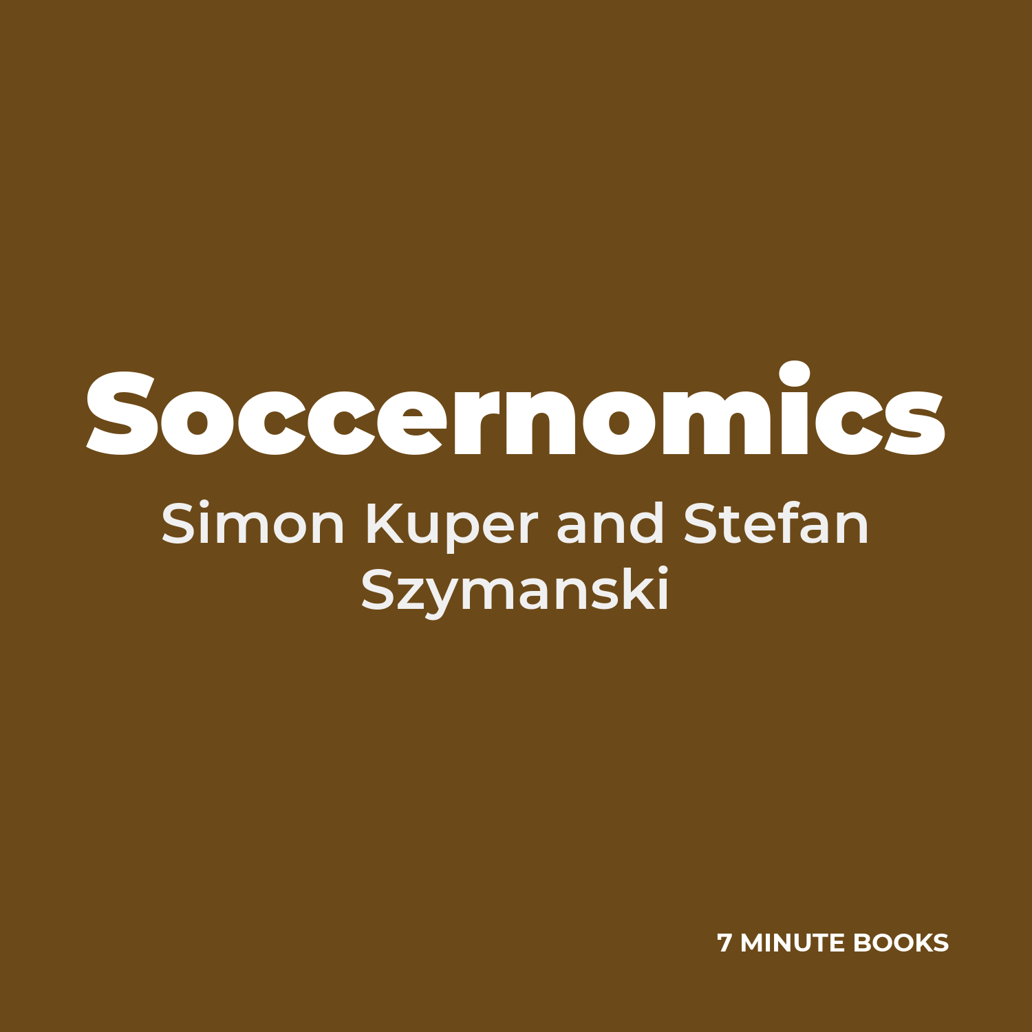 Soccernomics cover